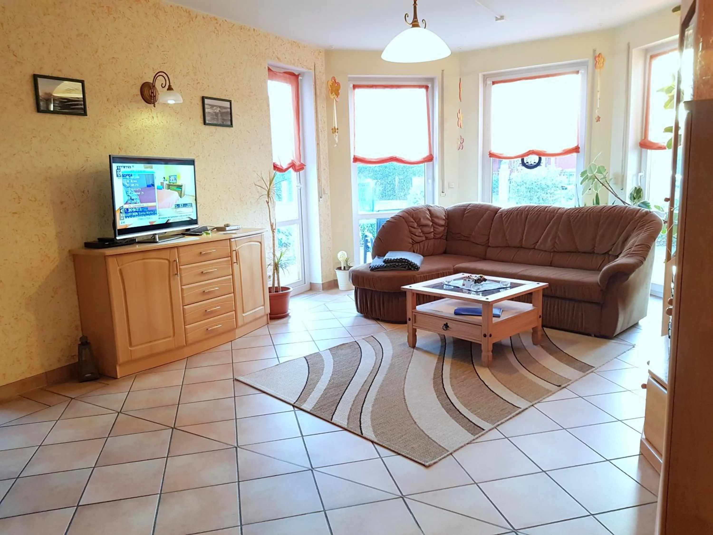 Living room in Feriendomizil am Hafen