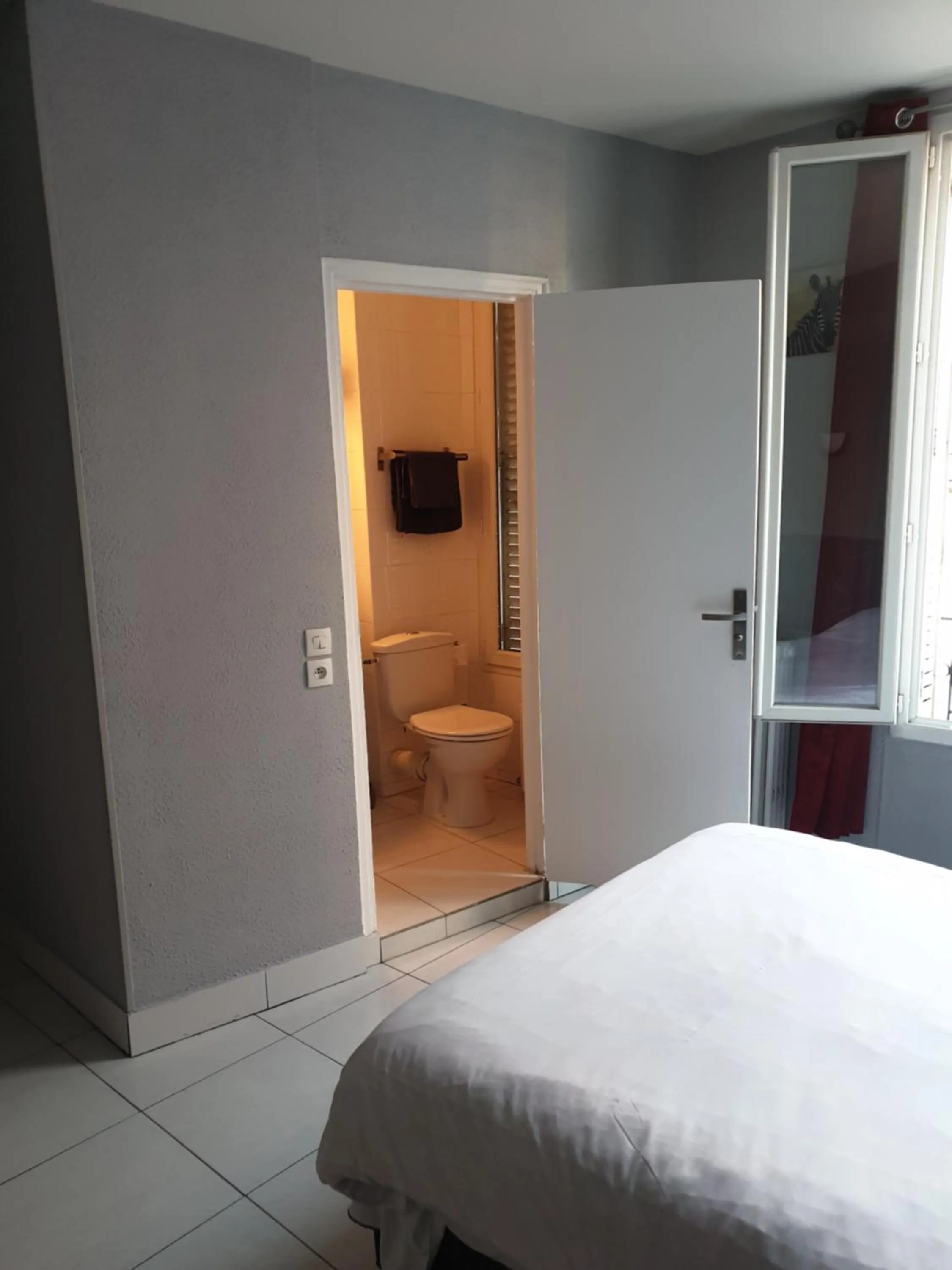 Bed in Hôtel Belfort