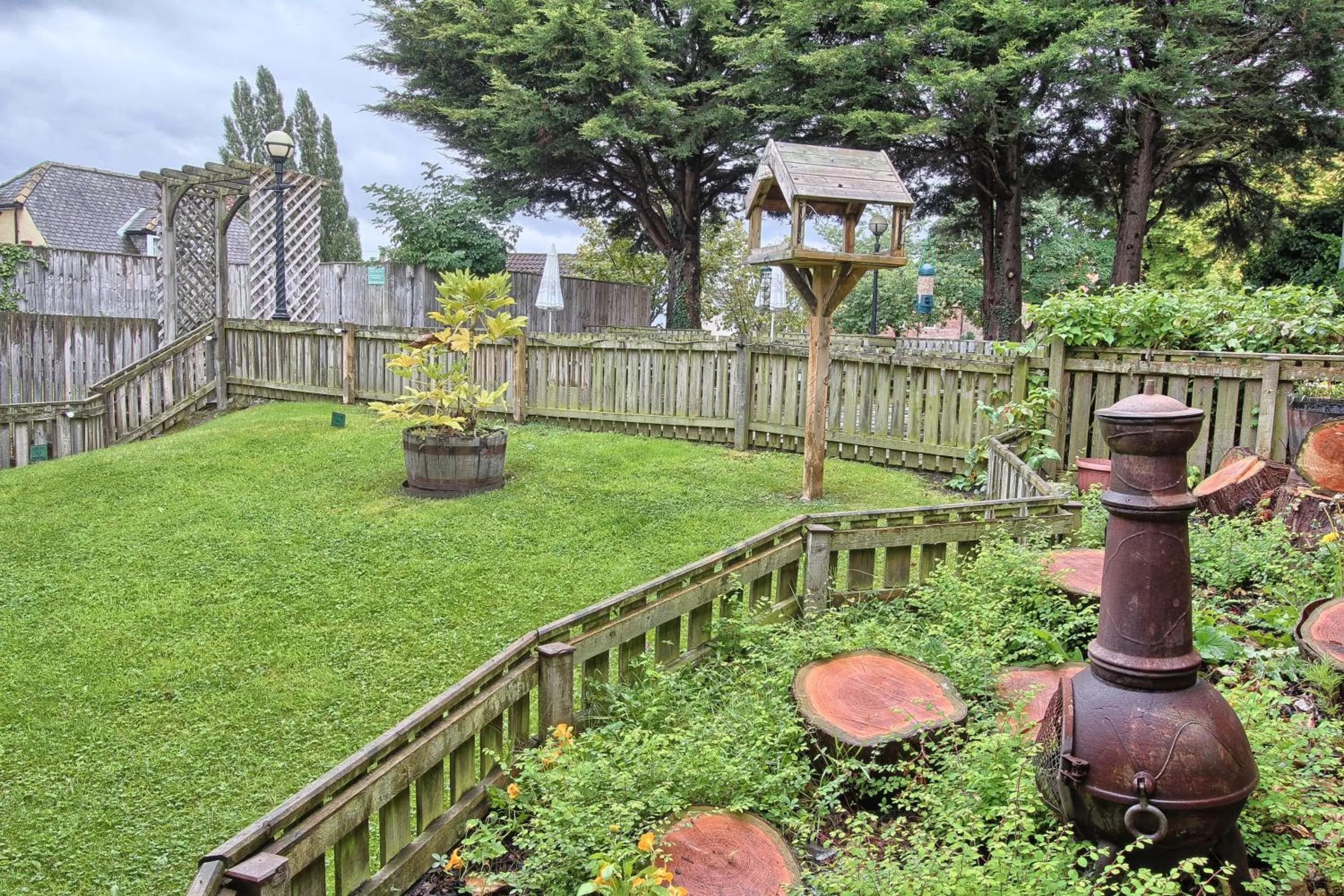 Garden in The Stockton Arms Hotel
