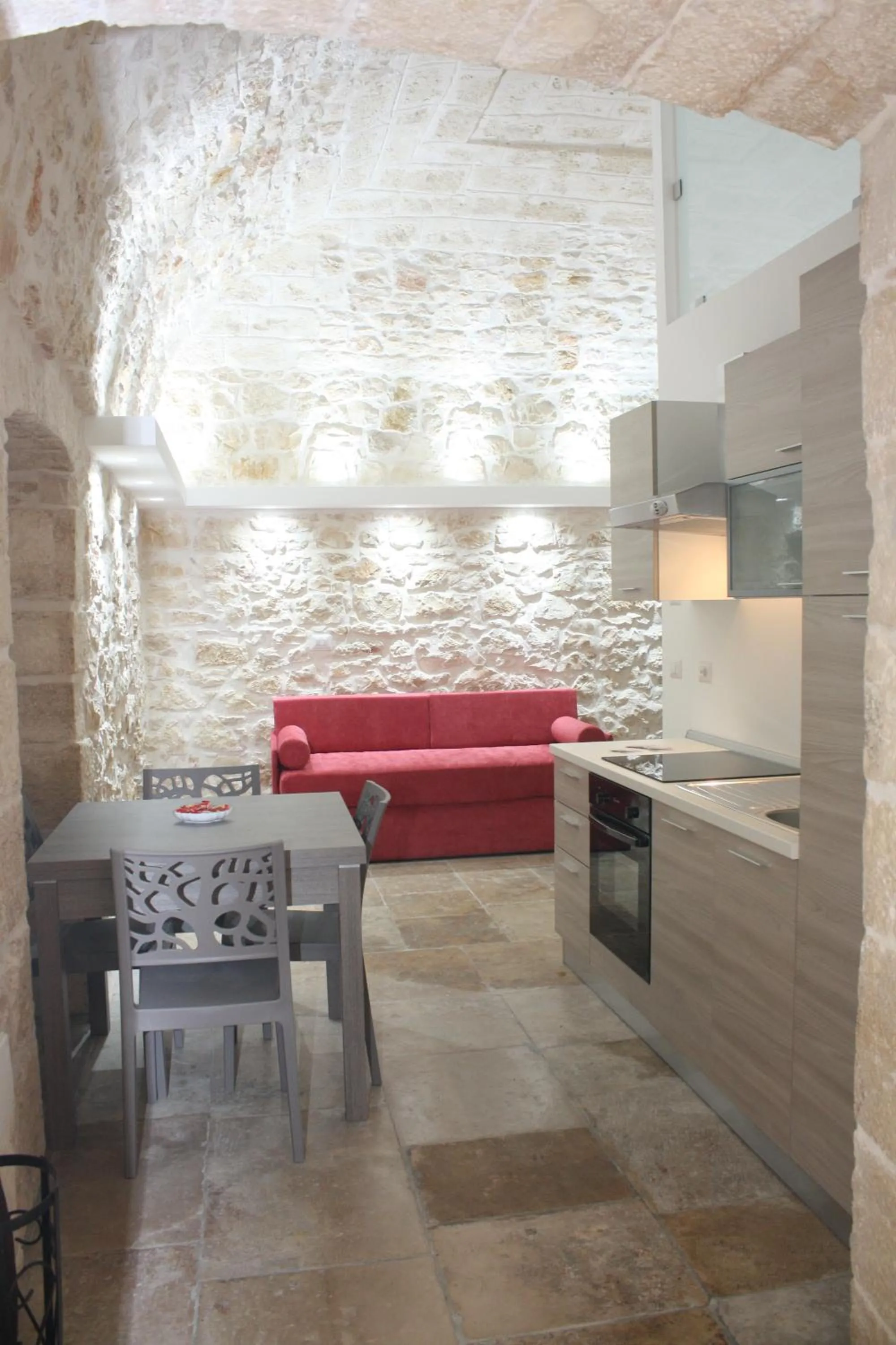 Kitchen or kitchenette in Lilla B&B Luxury Apartments