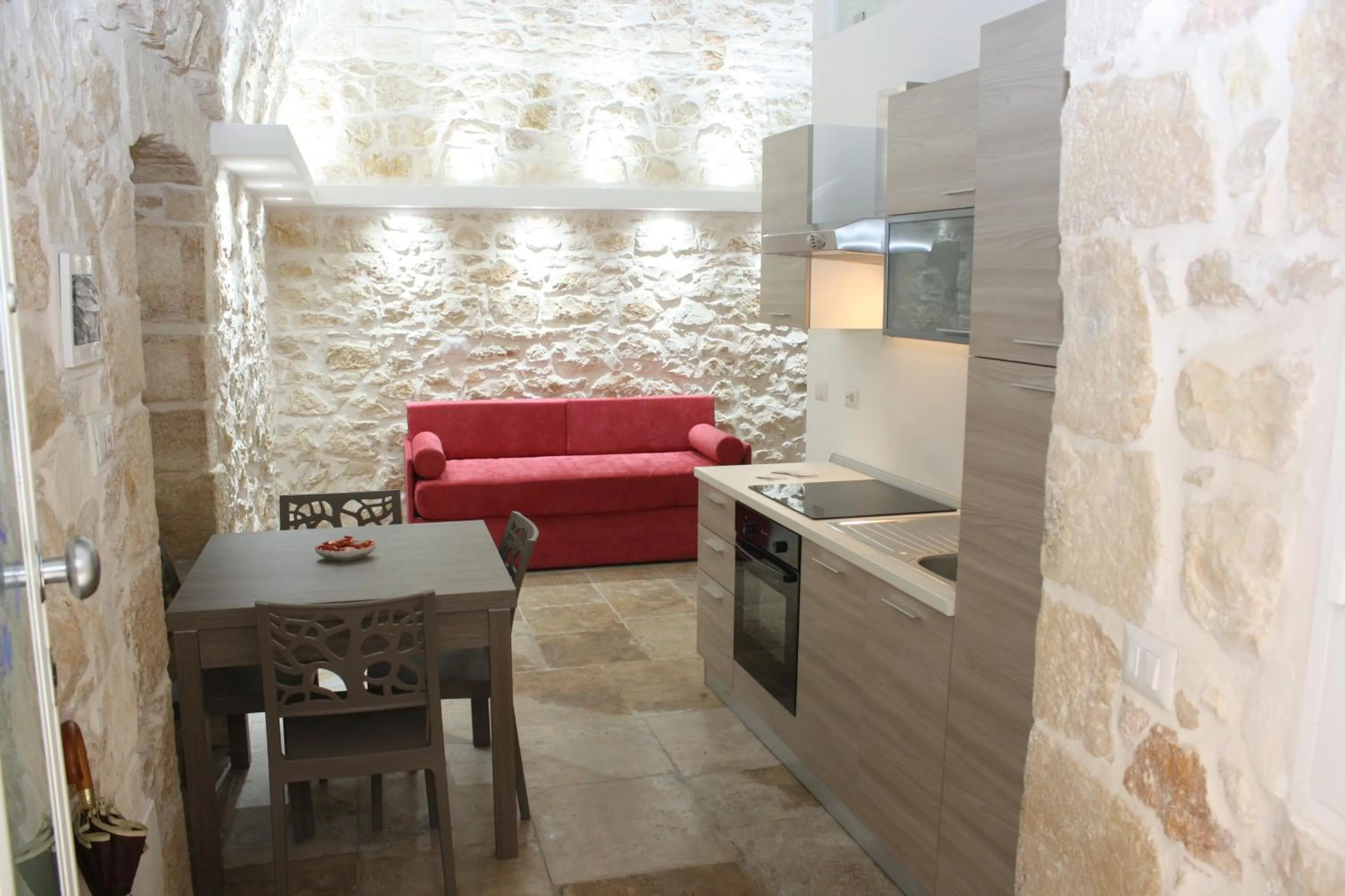 Kitchen or kitchenette in Lilla B&B Luxury Apartments