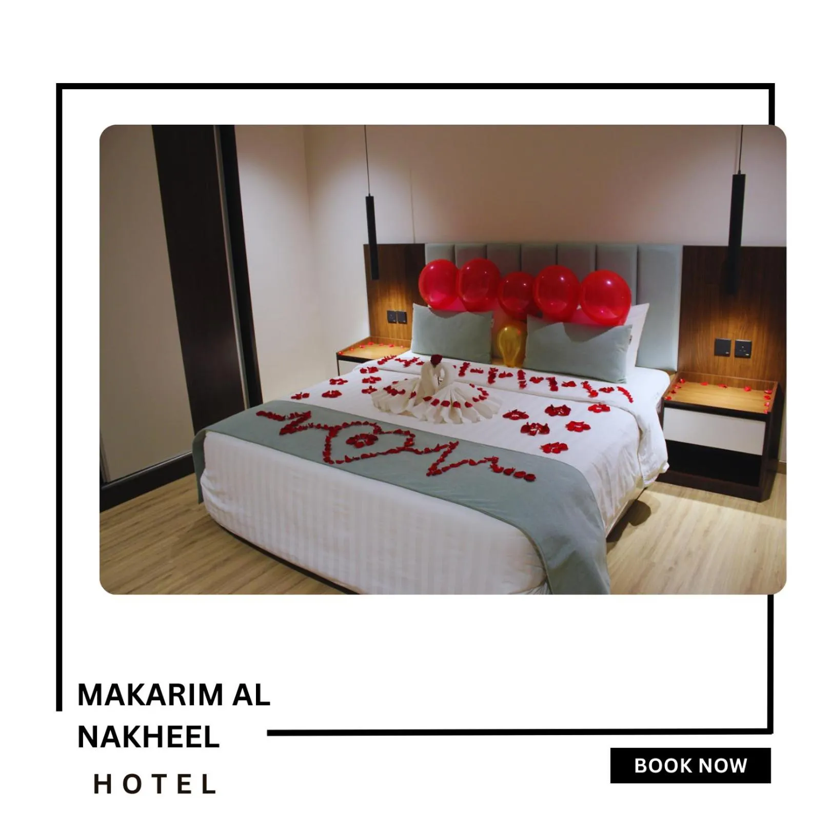 Photo of the whole room, Bed in Makarim Palm Hotel