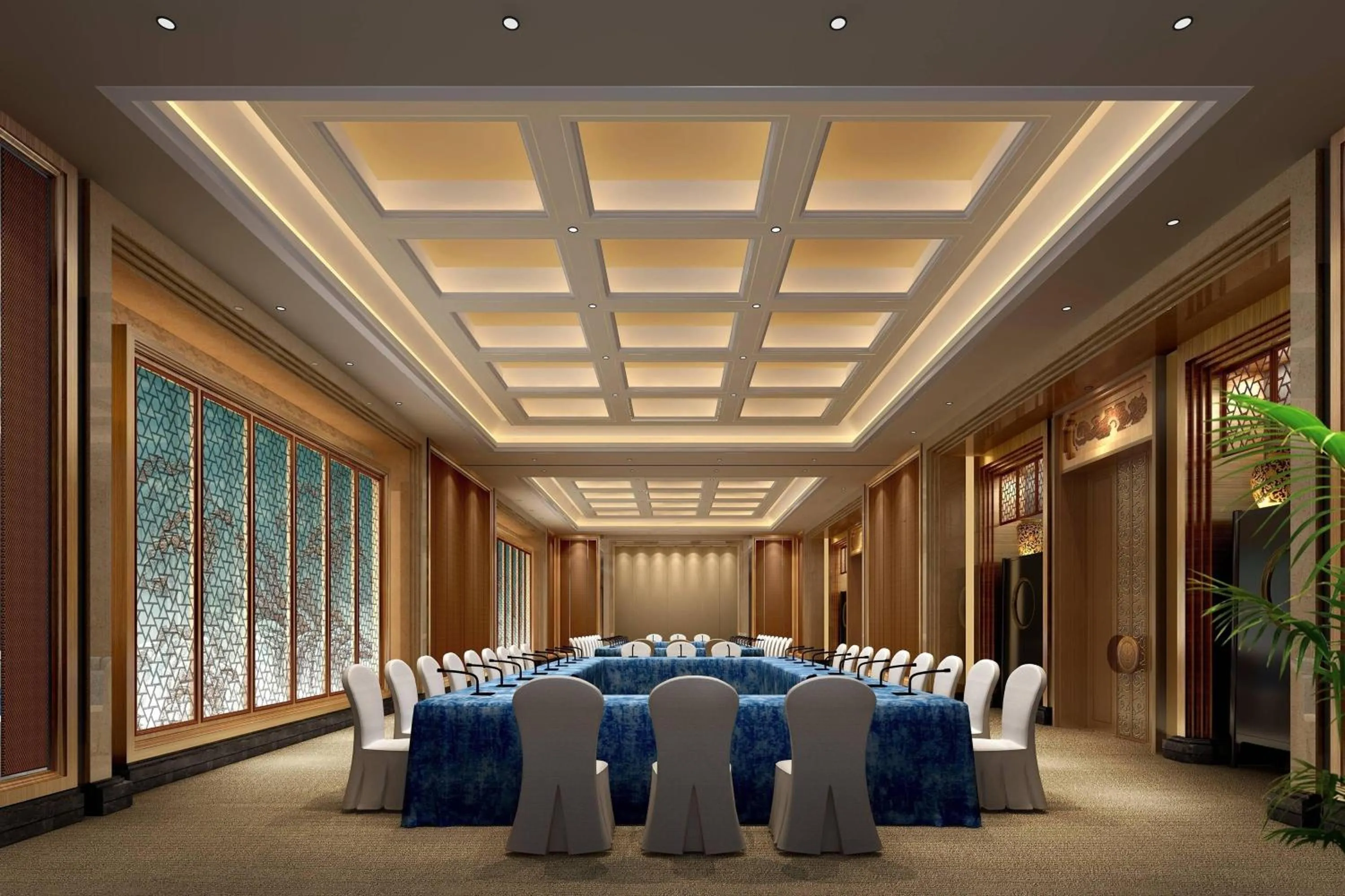 Meeting/conference room in Wutai Mountain Marriott Hotel