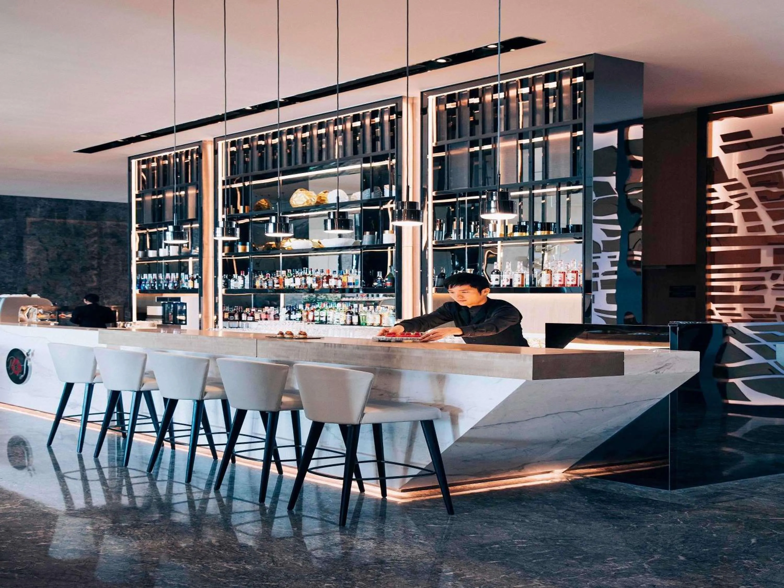 Lounge or bar in Pullman Miri Waterfront