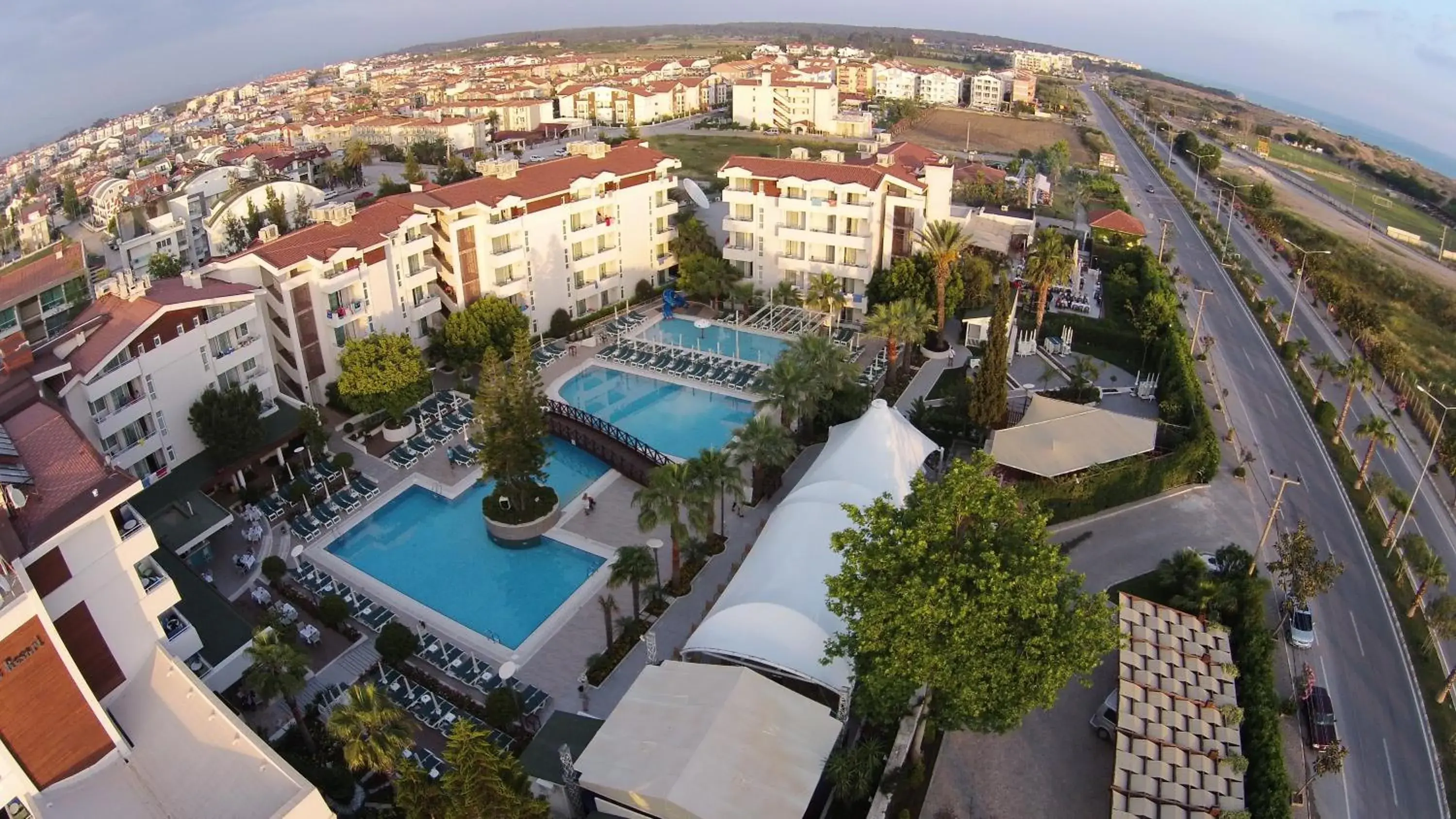 Bird's eye view, Bird's-eye View in Side Resort Hotel