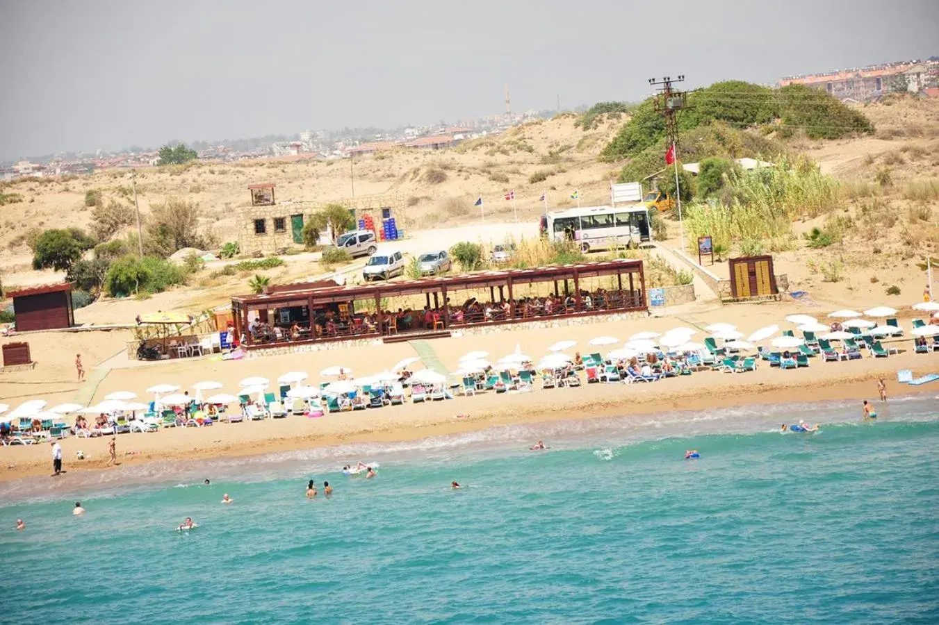 Beach, Bird's-eye View in Side Resort Hotel