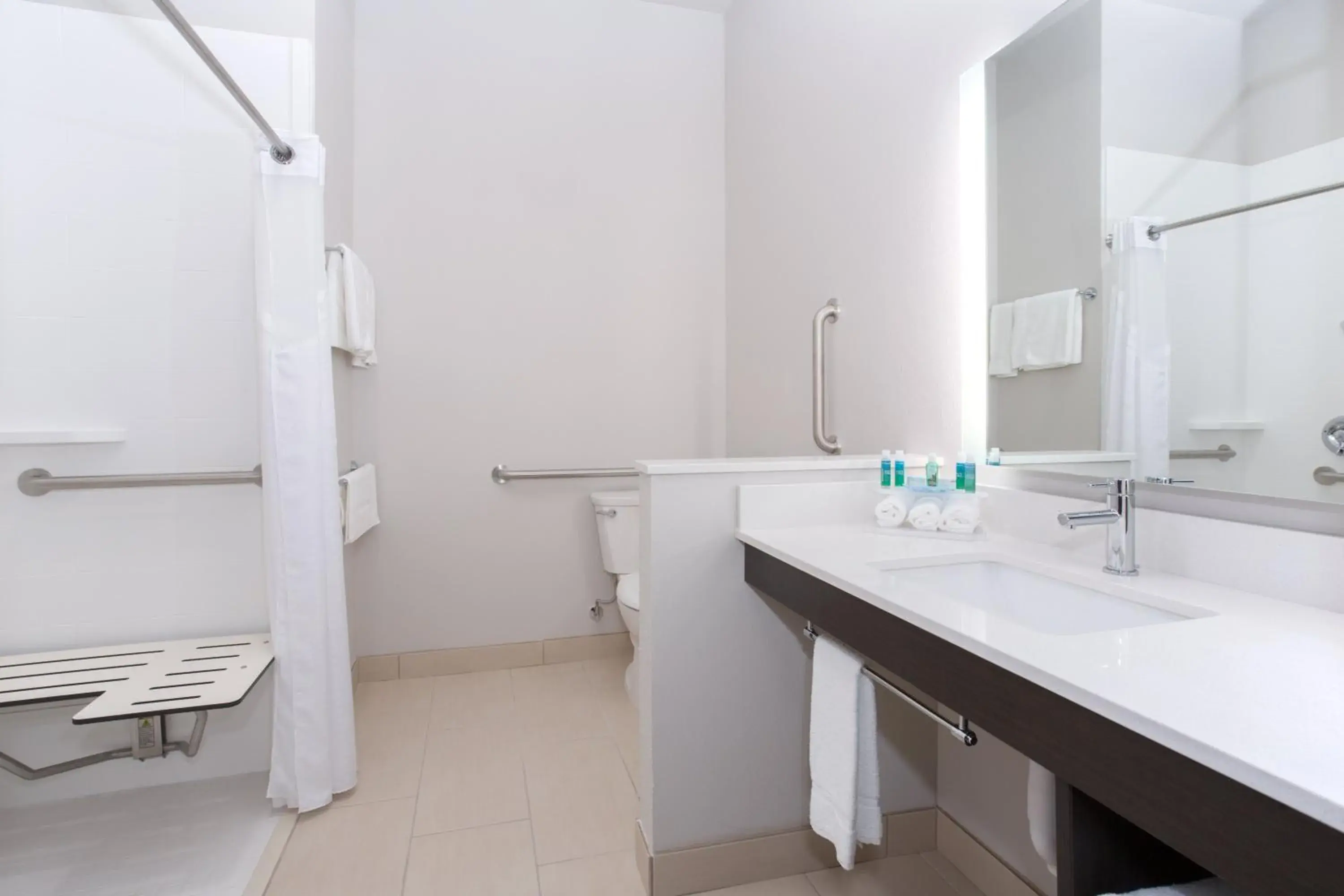 King Room with Hearing Accessible Roll In Shower - Non-Smoking in Holiday Inn Express & Suites Lincoln I - 80 by IHG King Room with Hearing Accessible Roll In Shower - Non-Smoking in Holiday Inn Express & Suites Lincoln I - 80 by IHG