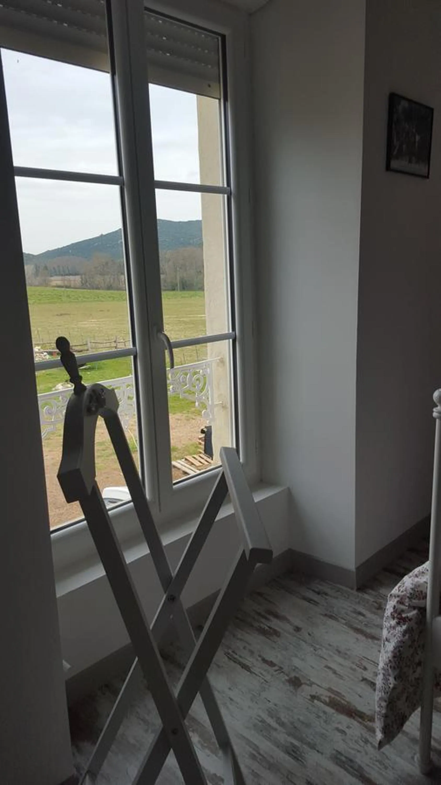 Mountain view in Chambres d'hôtes au Mas du Sire
