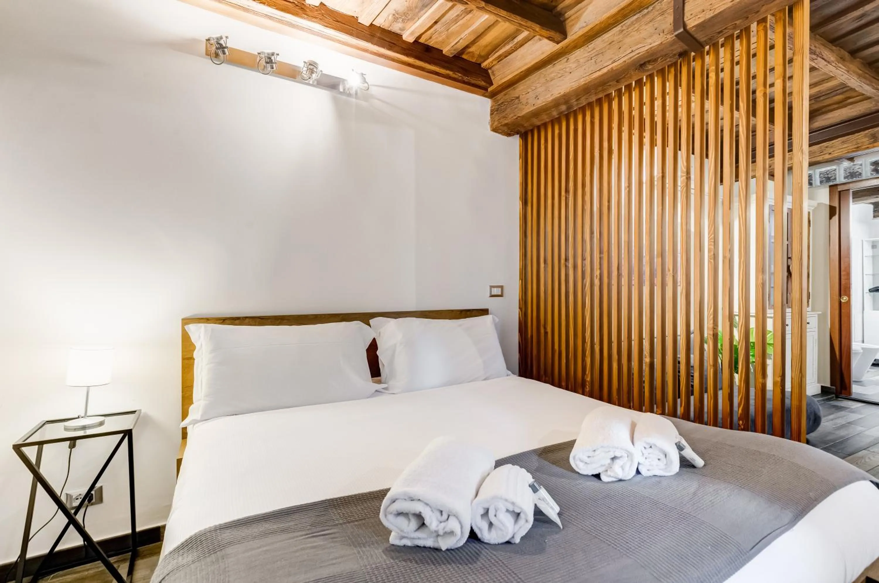 Bed in Chiavari Apartment