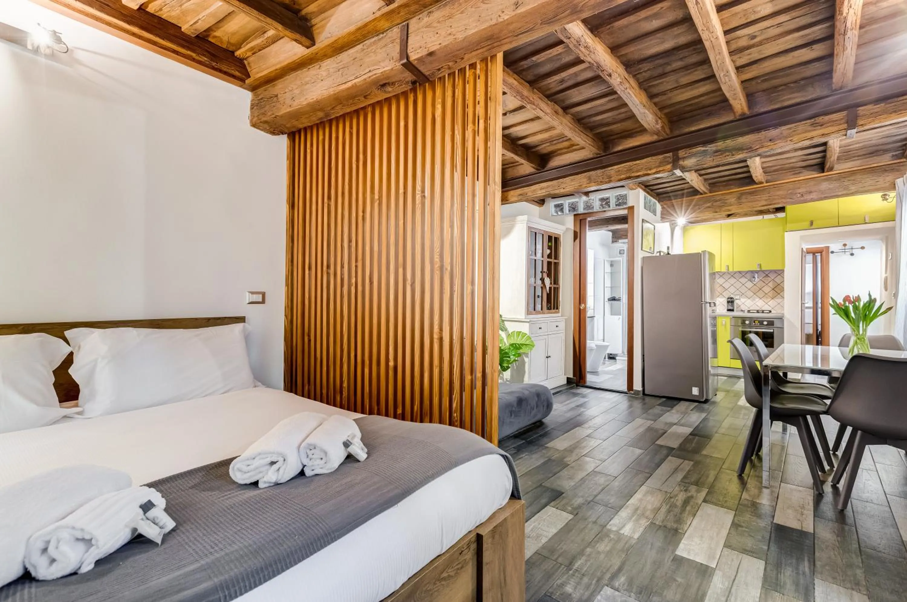 Bed in Chiavari Apartment