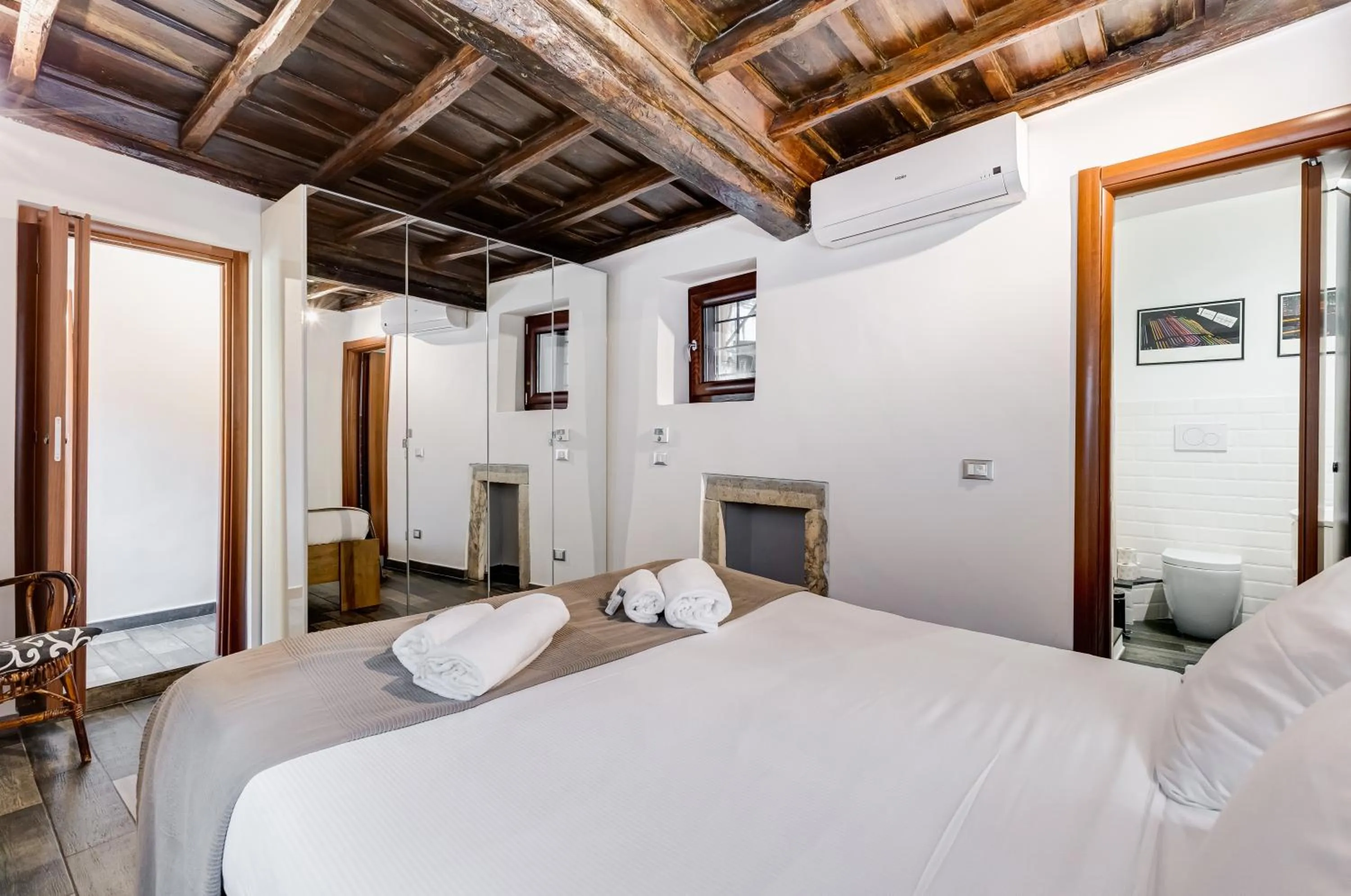 Bed in Chiavari Apartment