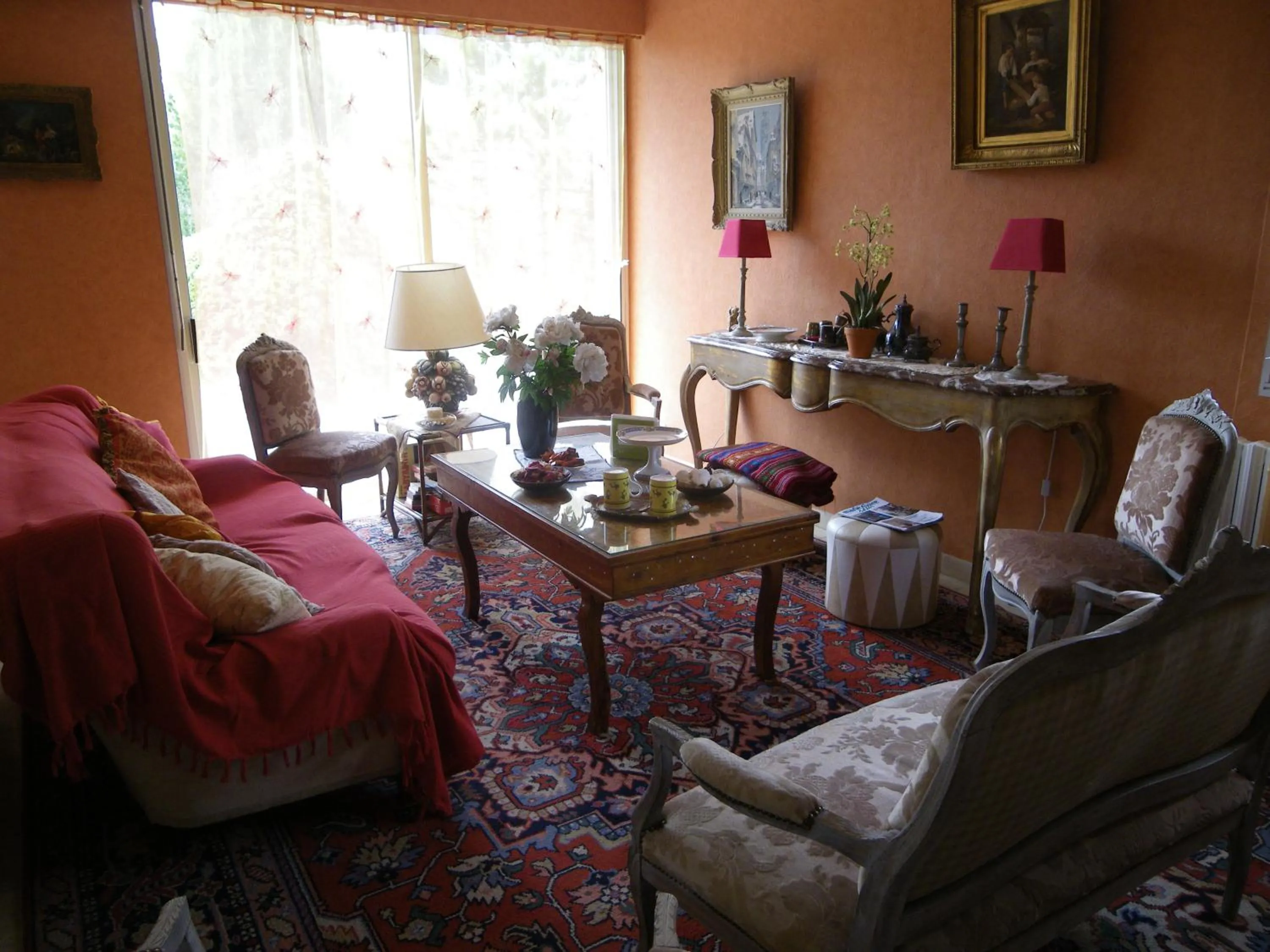 Living room in B&B La Maison de L'Aubette