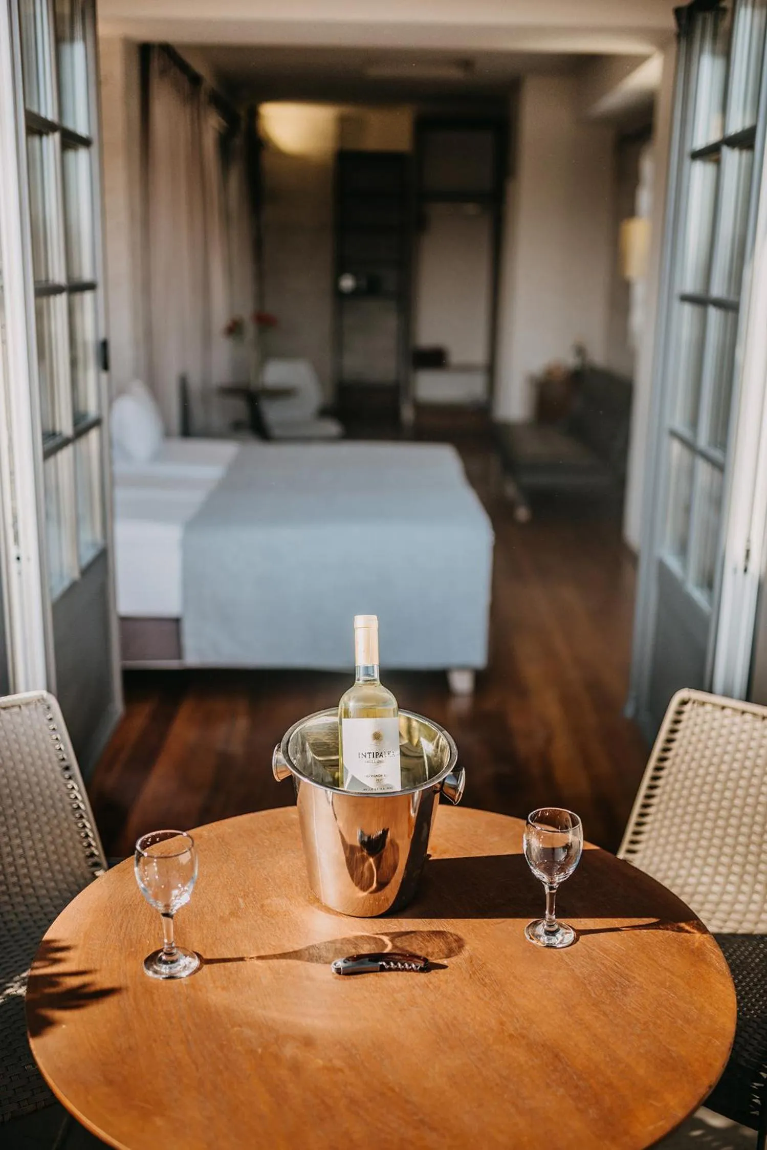 Balcony/Terrace, Bed in Palla Boutique Hotel