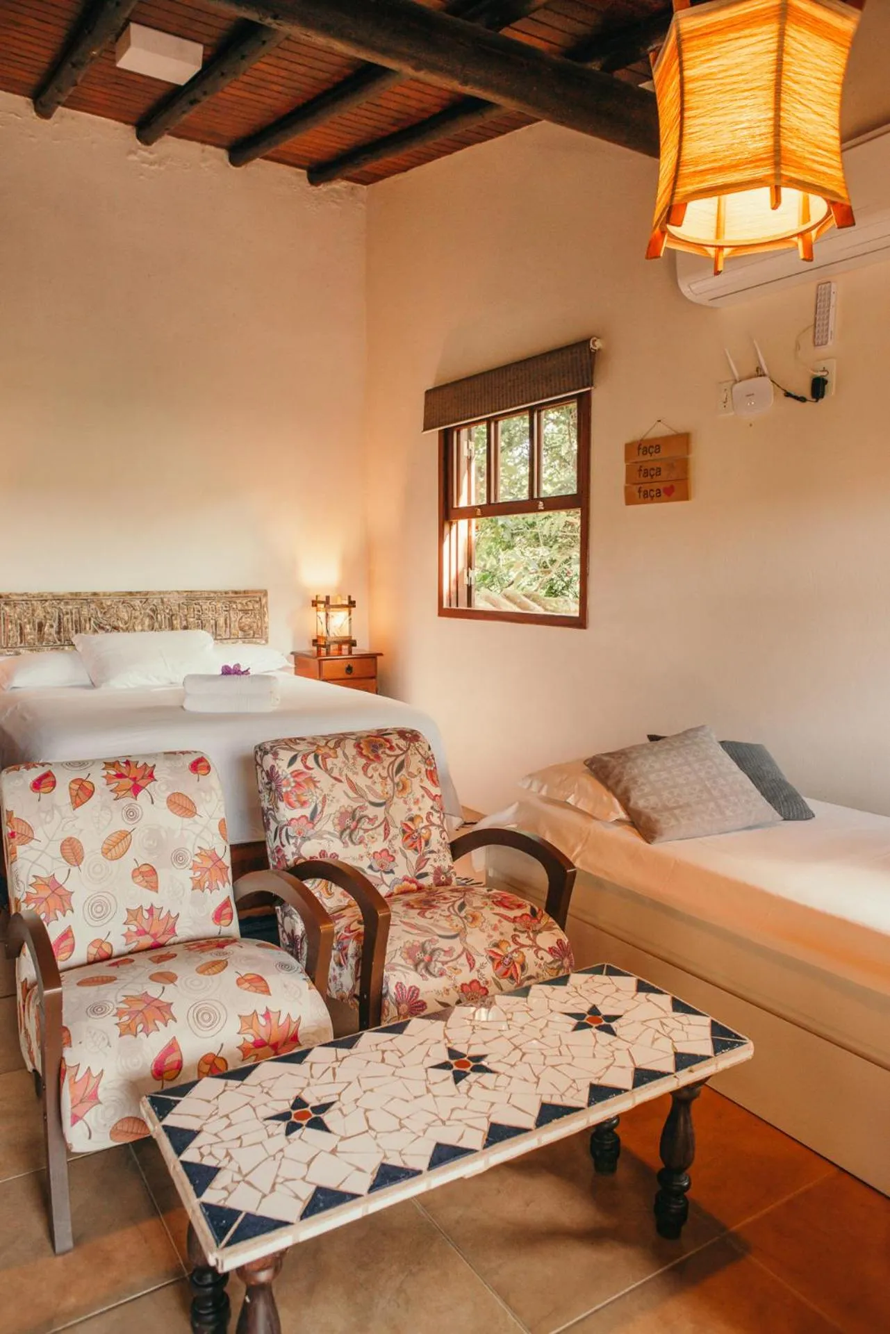 Area and facilities, Bed in Pousada Villa Seychelles