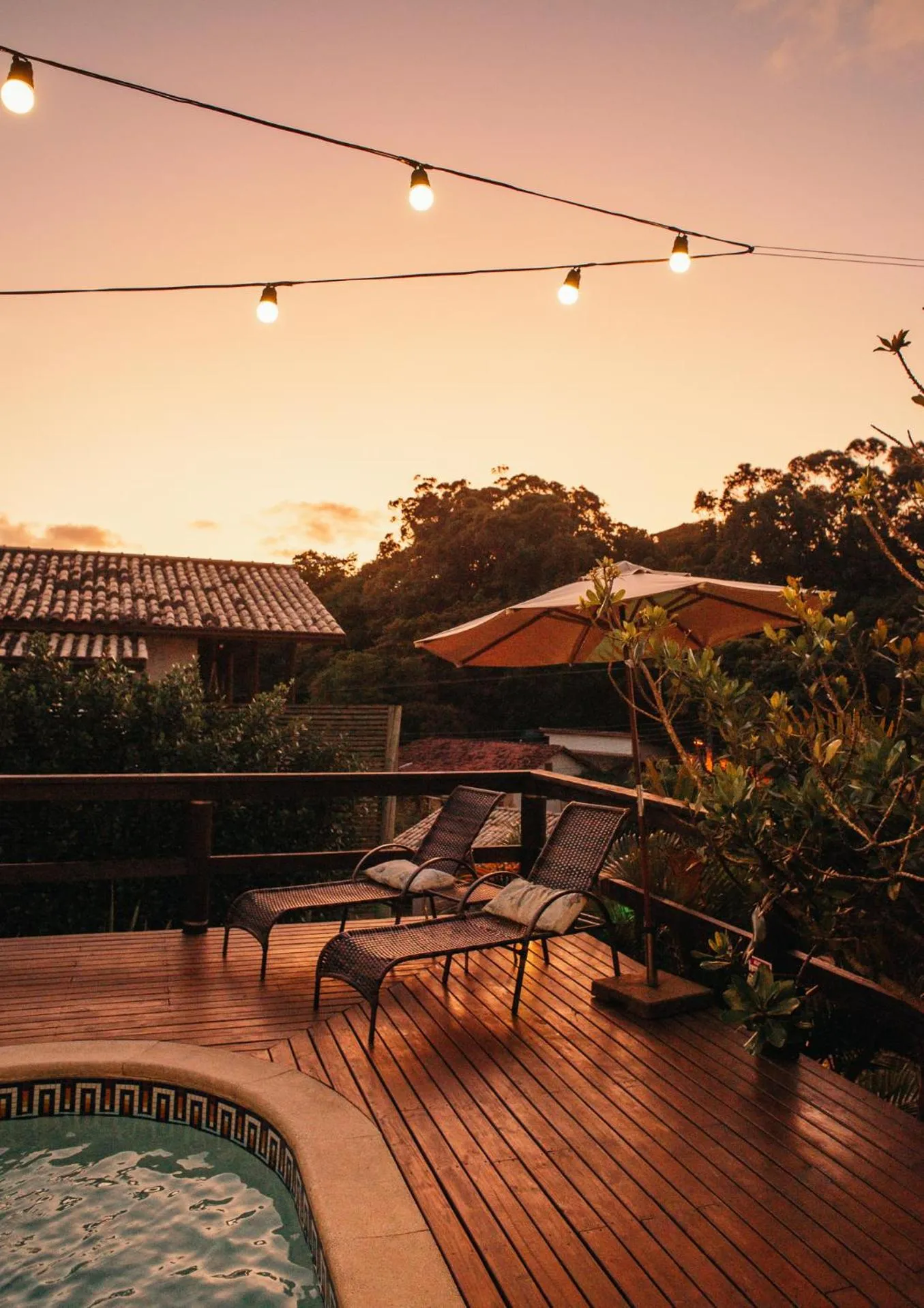 Garden view in Pousada Villa Seychelles