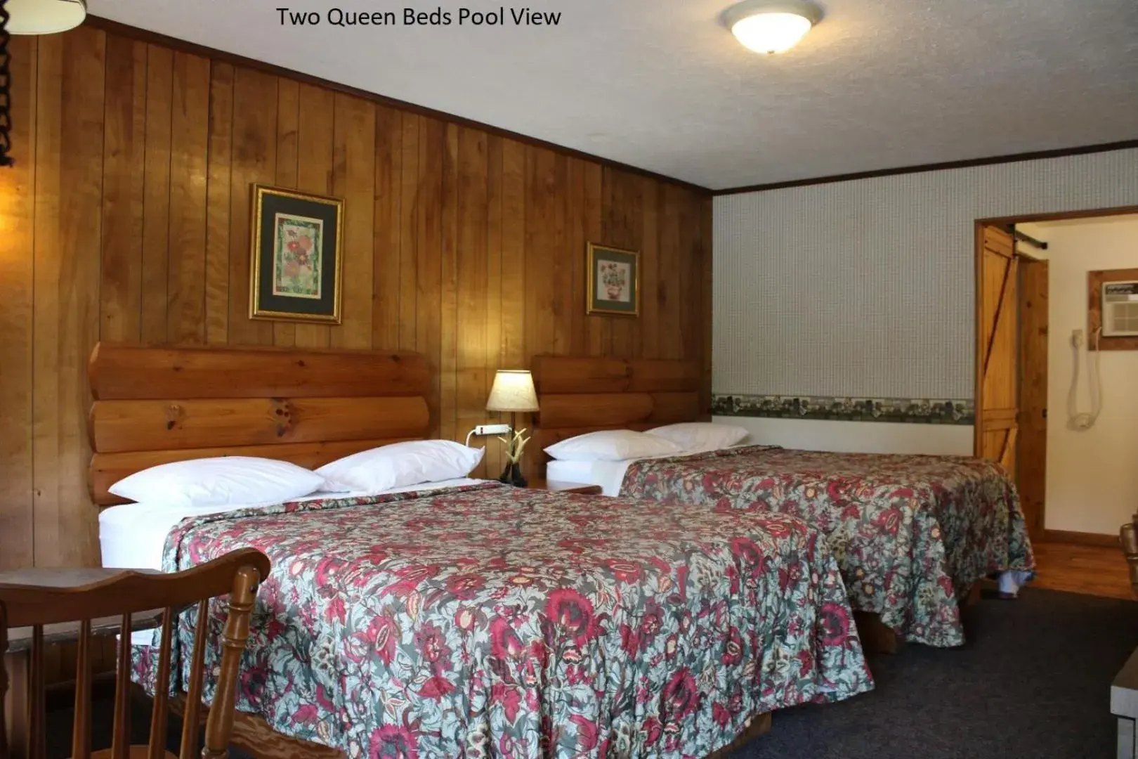 Room with Two Queen Beds - Pool View in Two Rivers Lodge Room with Two Queen Beds - Pool View in Two Rivers Lodge
