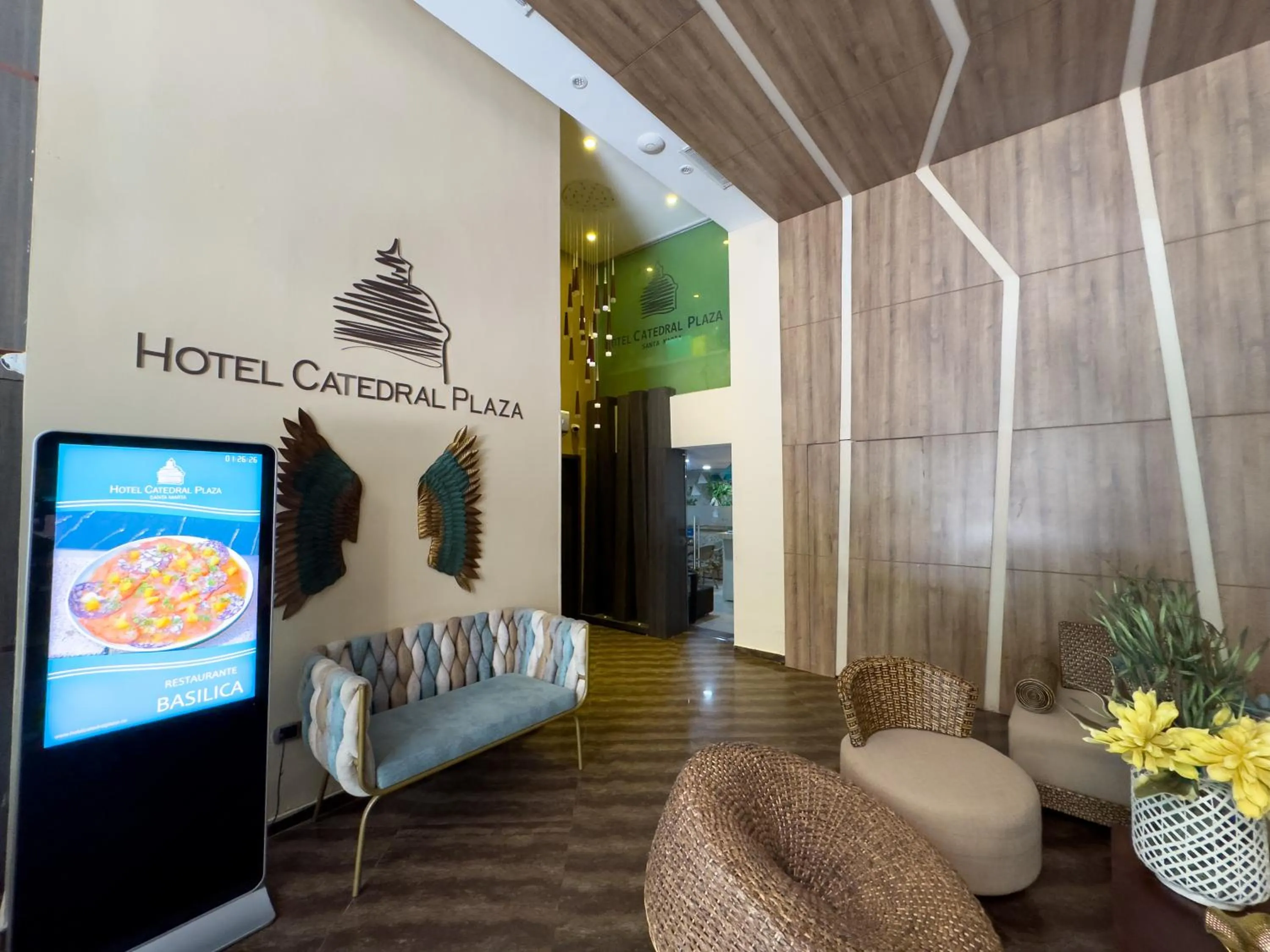 Living room in Hotel Catedral Plaza