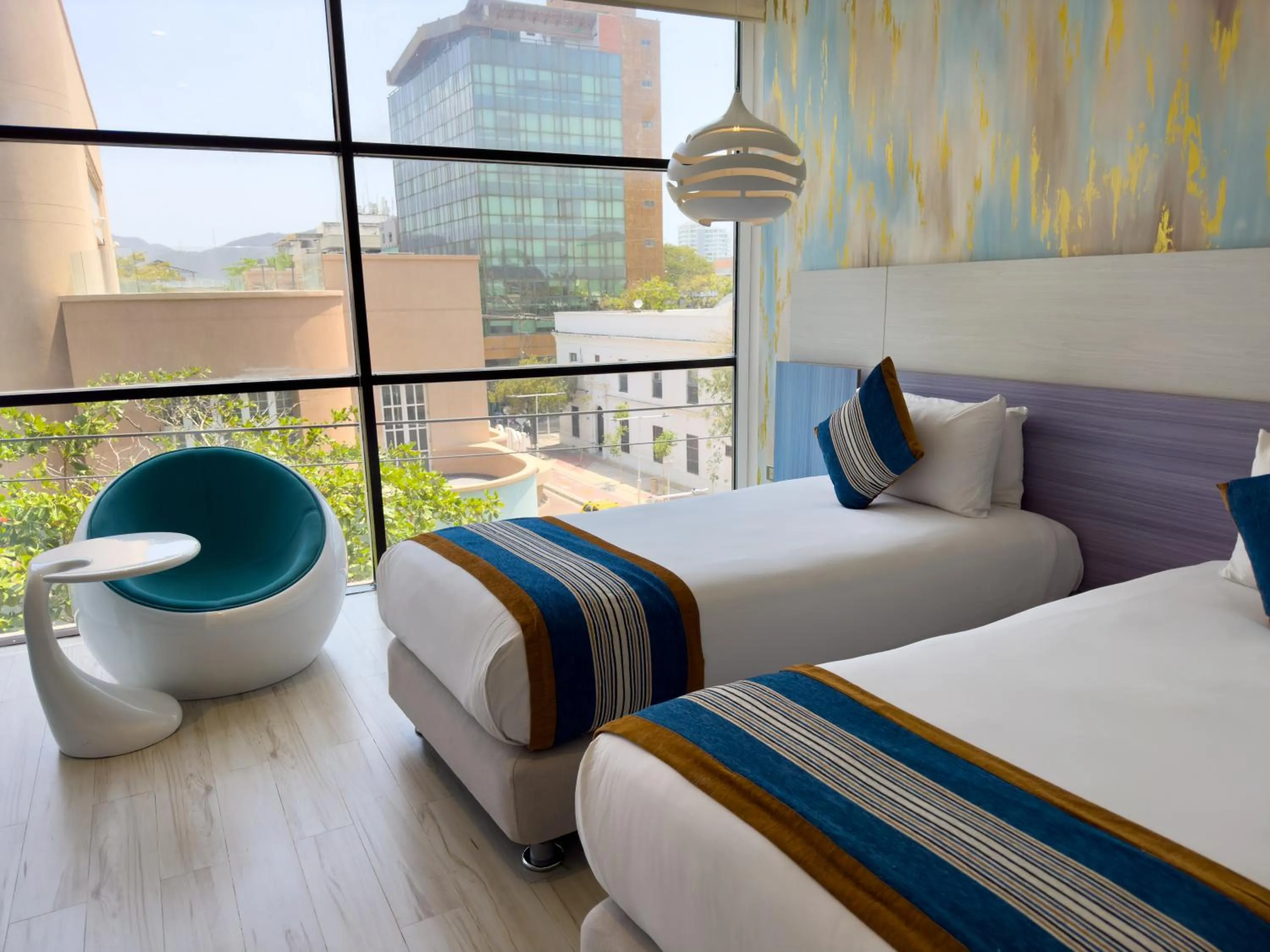 Bed in Hotel Catedral Plaza