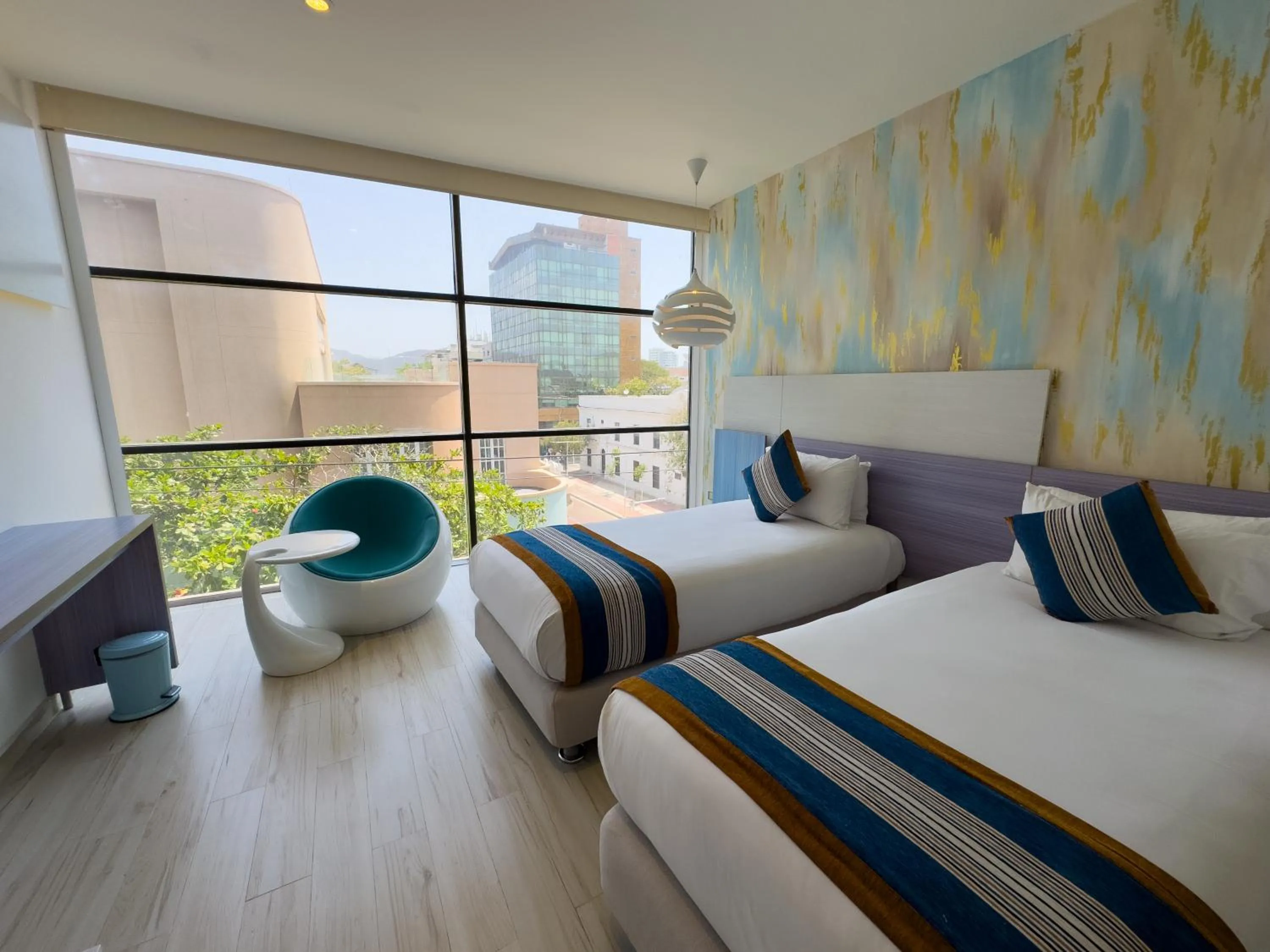 Bed in Hotel Catedral Plaza