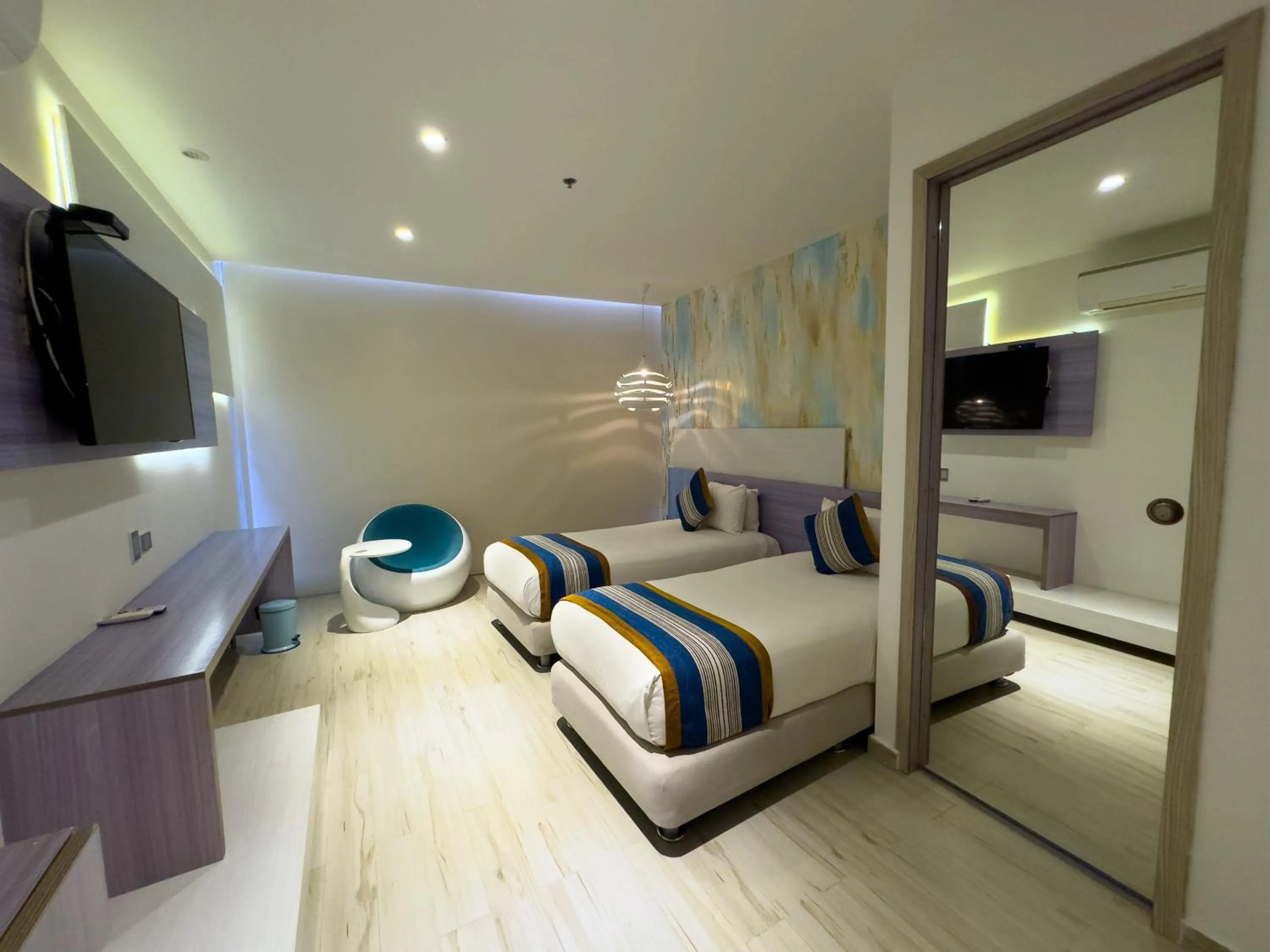 Bed in Hotel Catedral Plaza