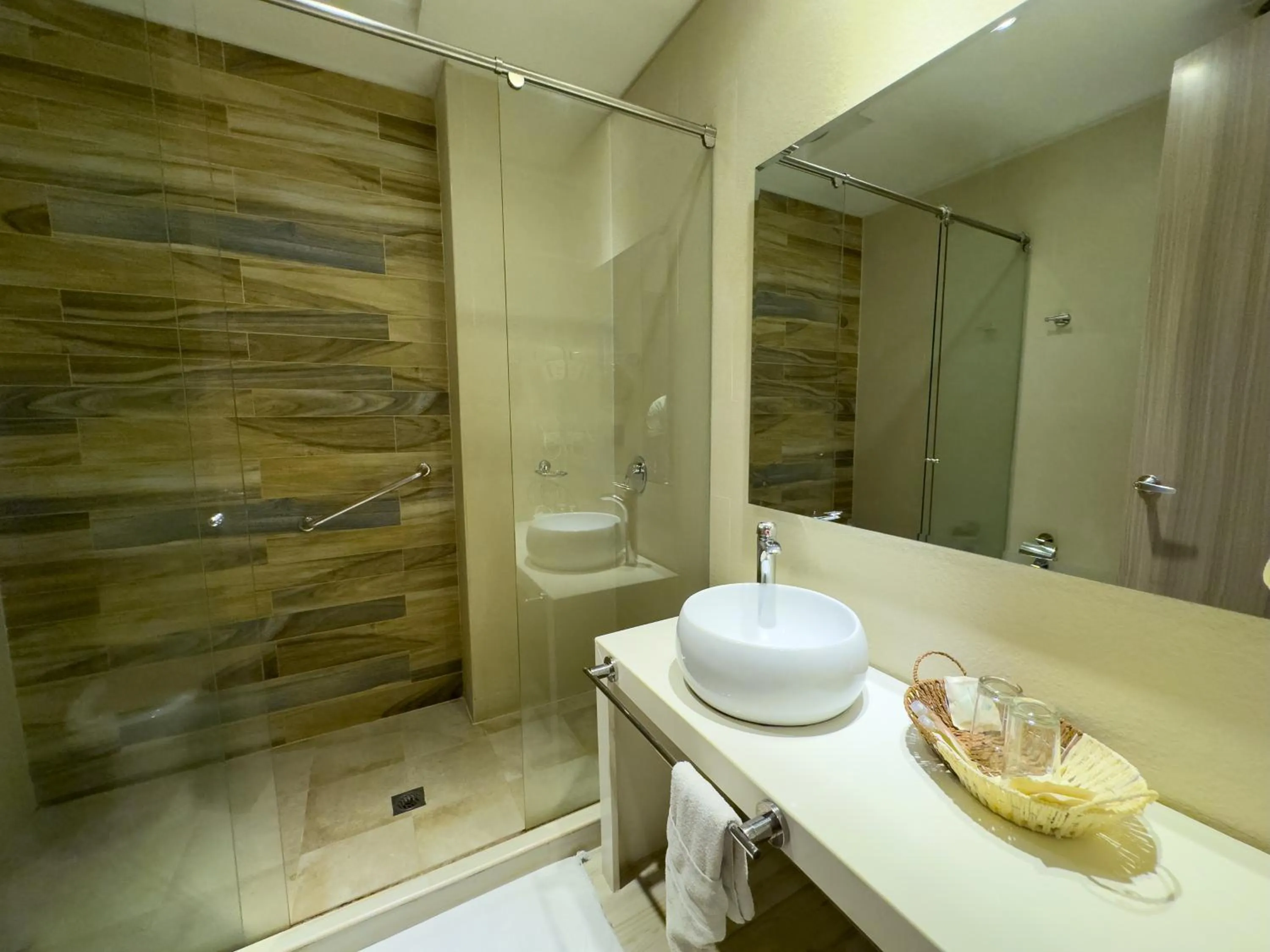 Bathroom in Hotel Catedral Plaza