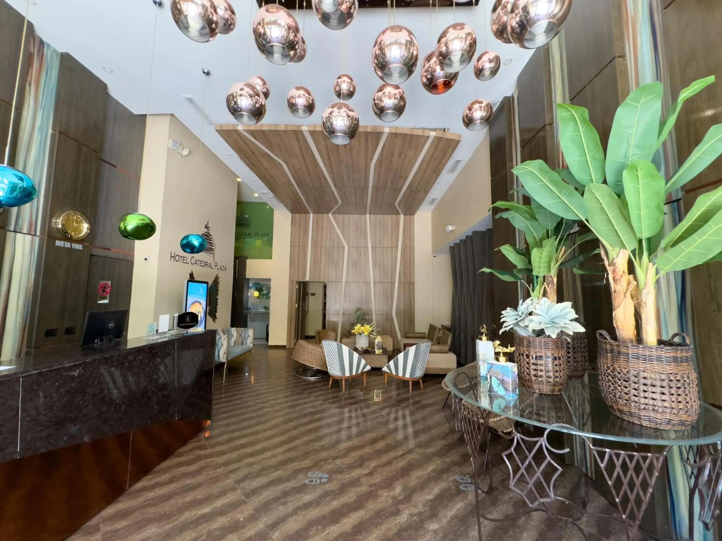 Lobby or reception in Hotel Catedral Plaza Lobby or reception in Hotel Catedral Plaza