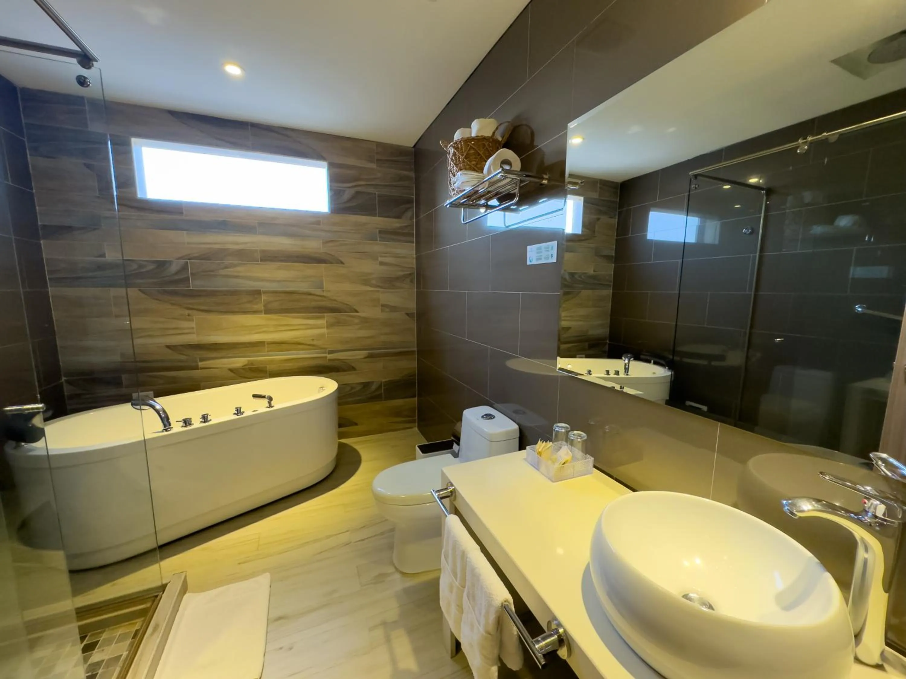 Bathroom in Hotel Catedral Plaza