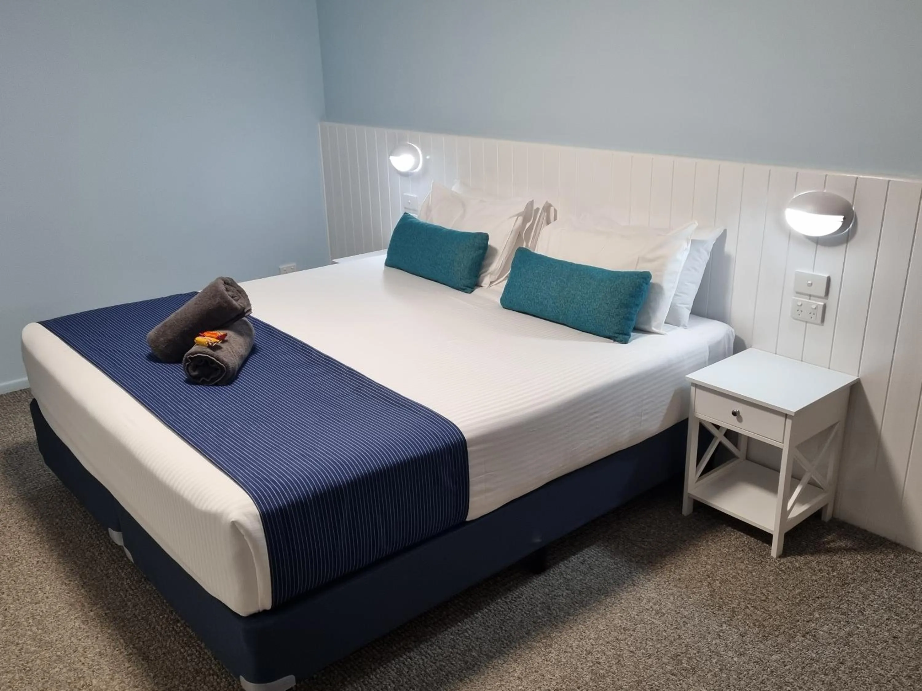 Bed in Koorawatha Homestead Motel