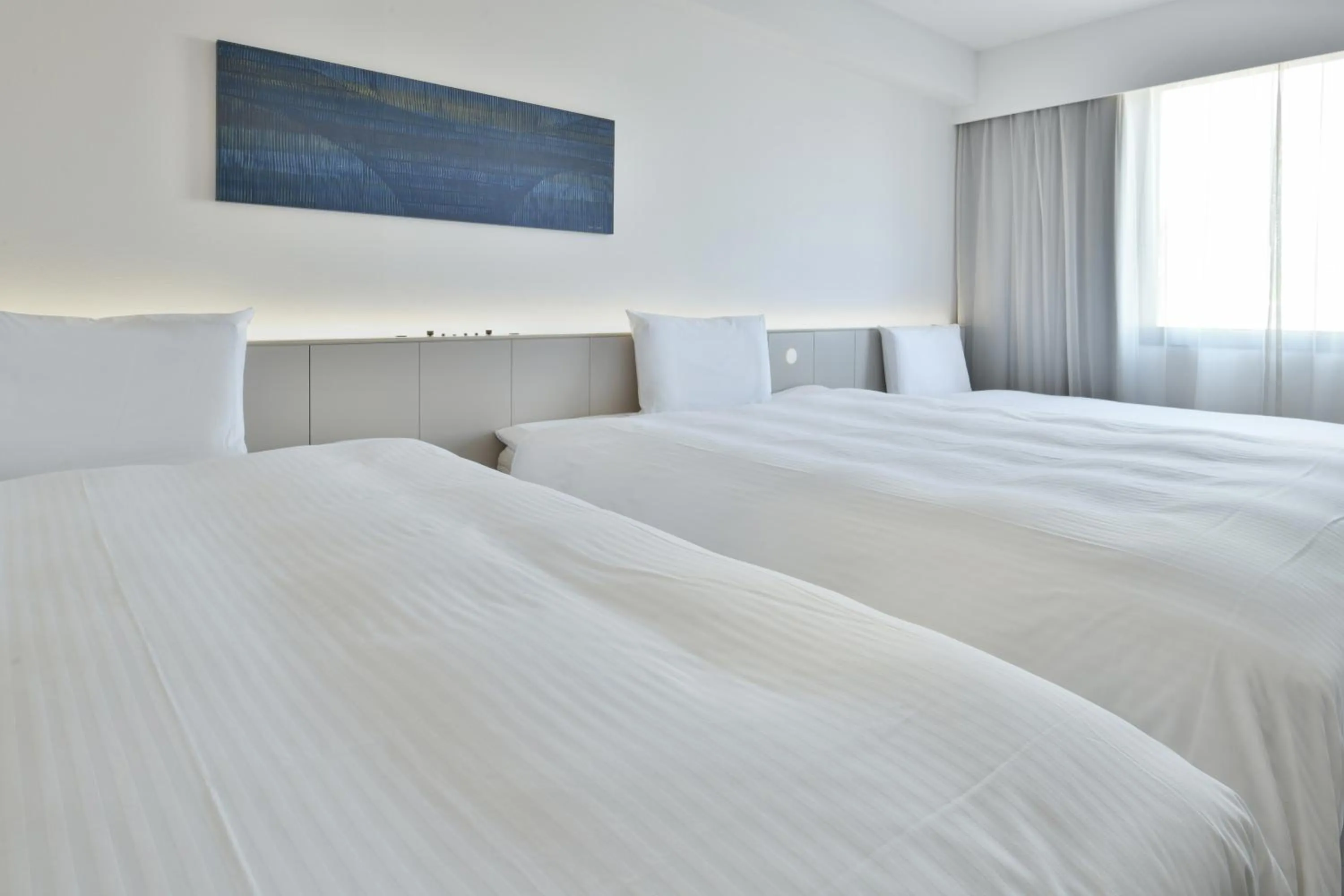 Bed in Vessel Hotel Fukuyama