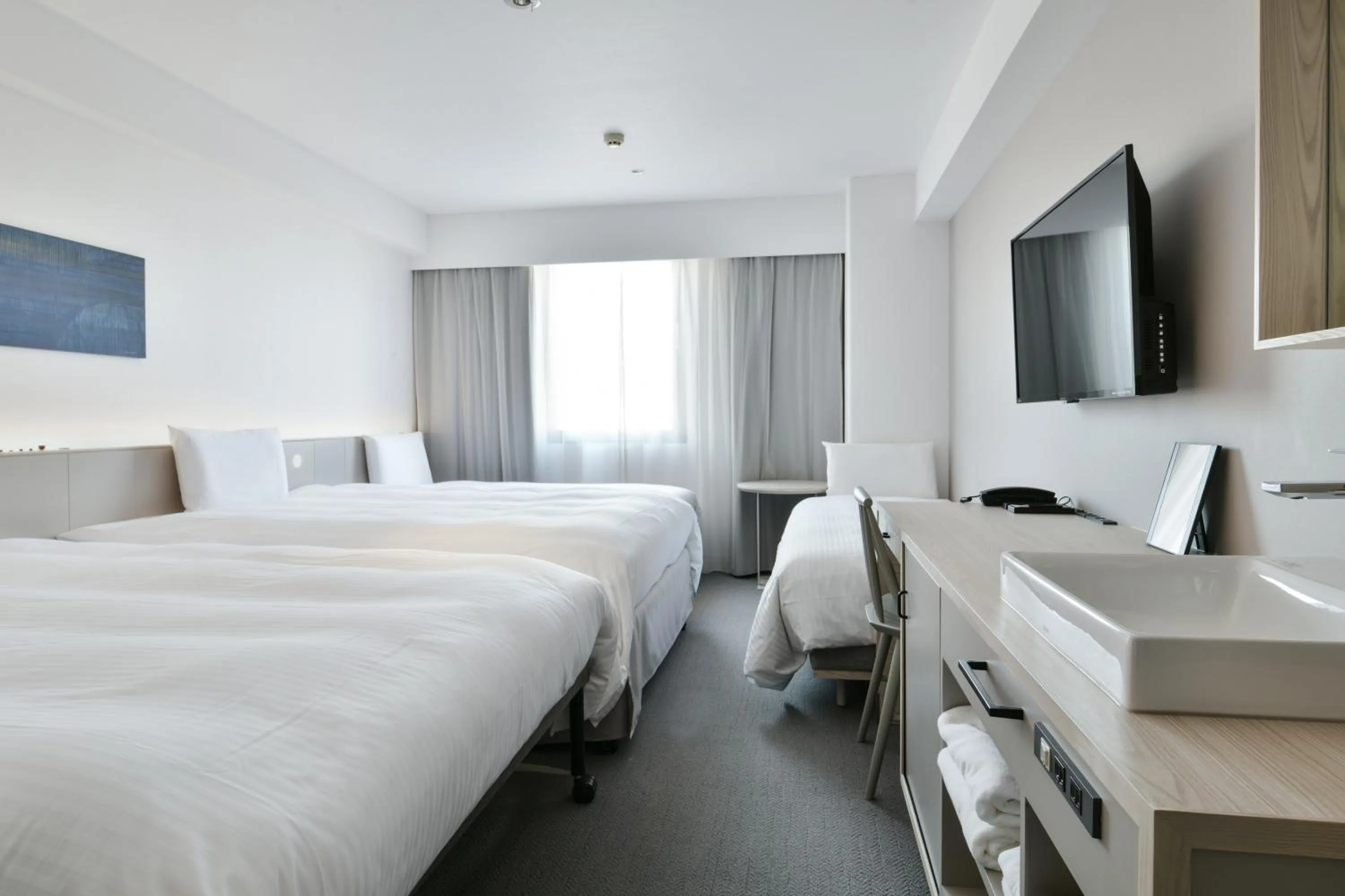 Bed in Vessel Hotel Fukuyama