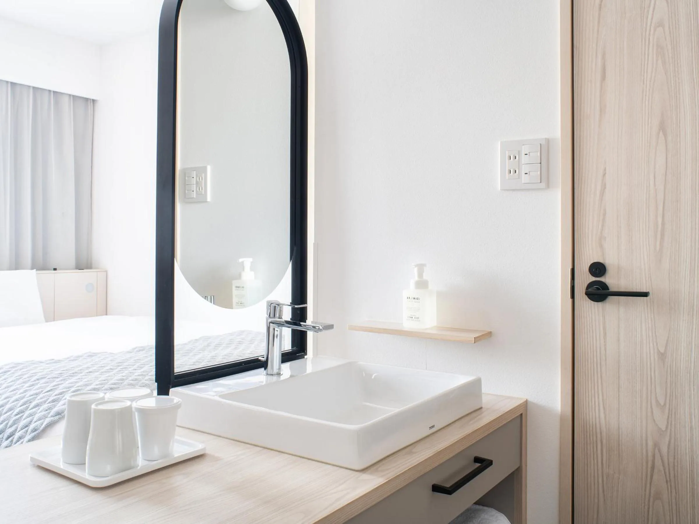 Bed in Vessel Hotel Fukuyama