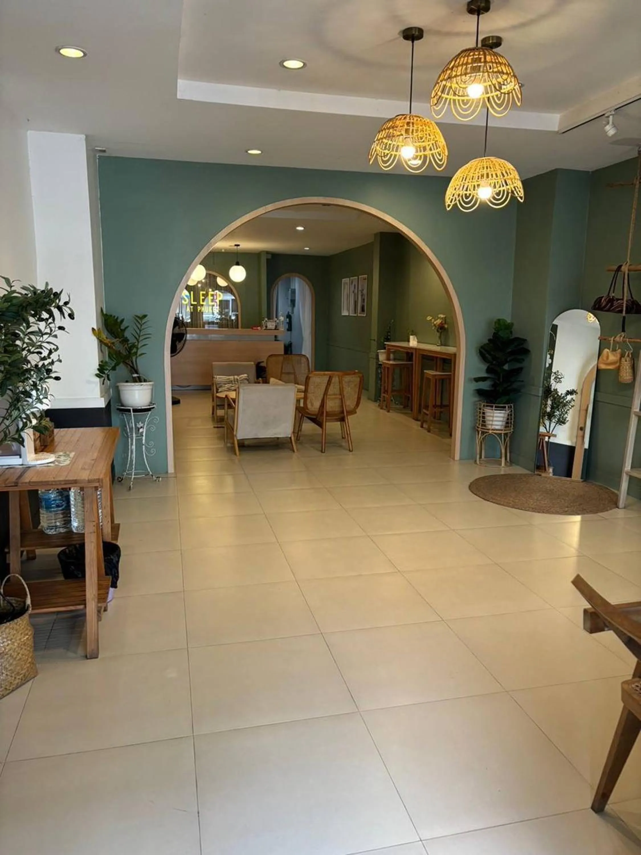 Seating area in Sleep at Phuket SHA Plus