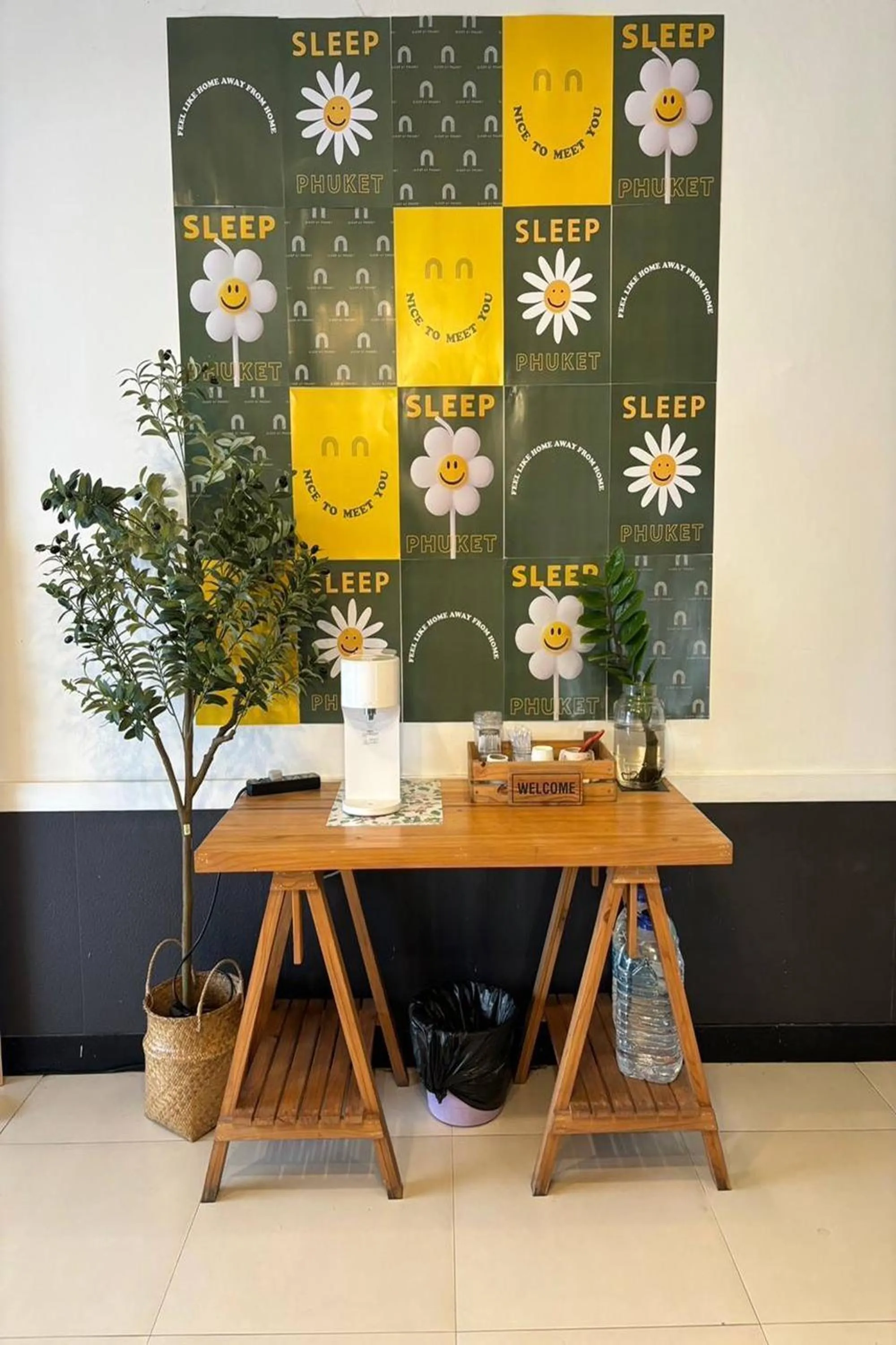 Decorative detail in Sleep at Phuket SHA Plus