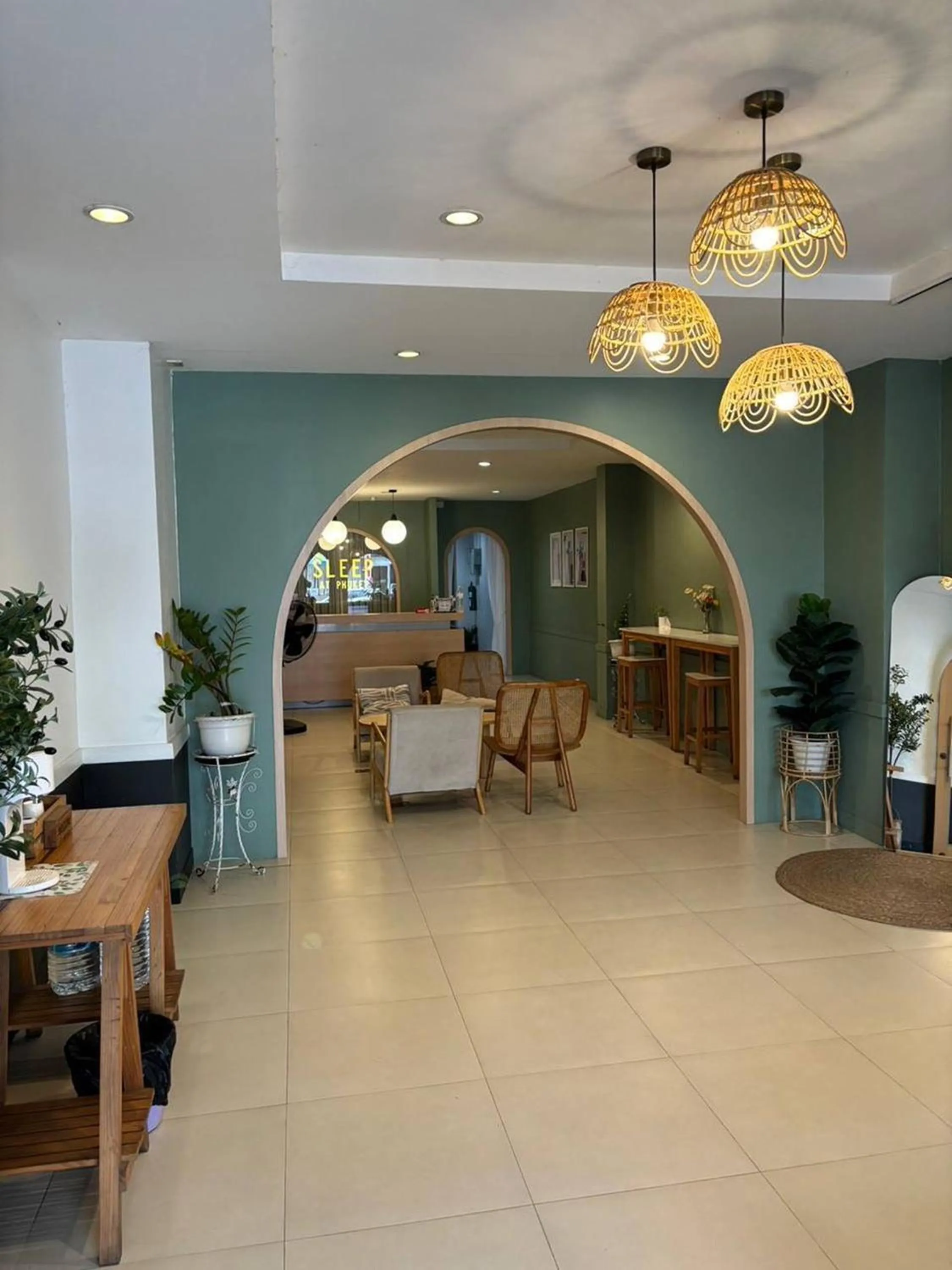 Seating area in Sleep at Phuket SHA Plus