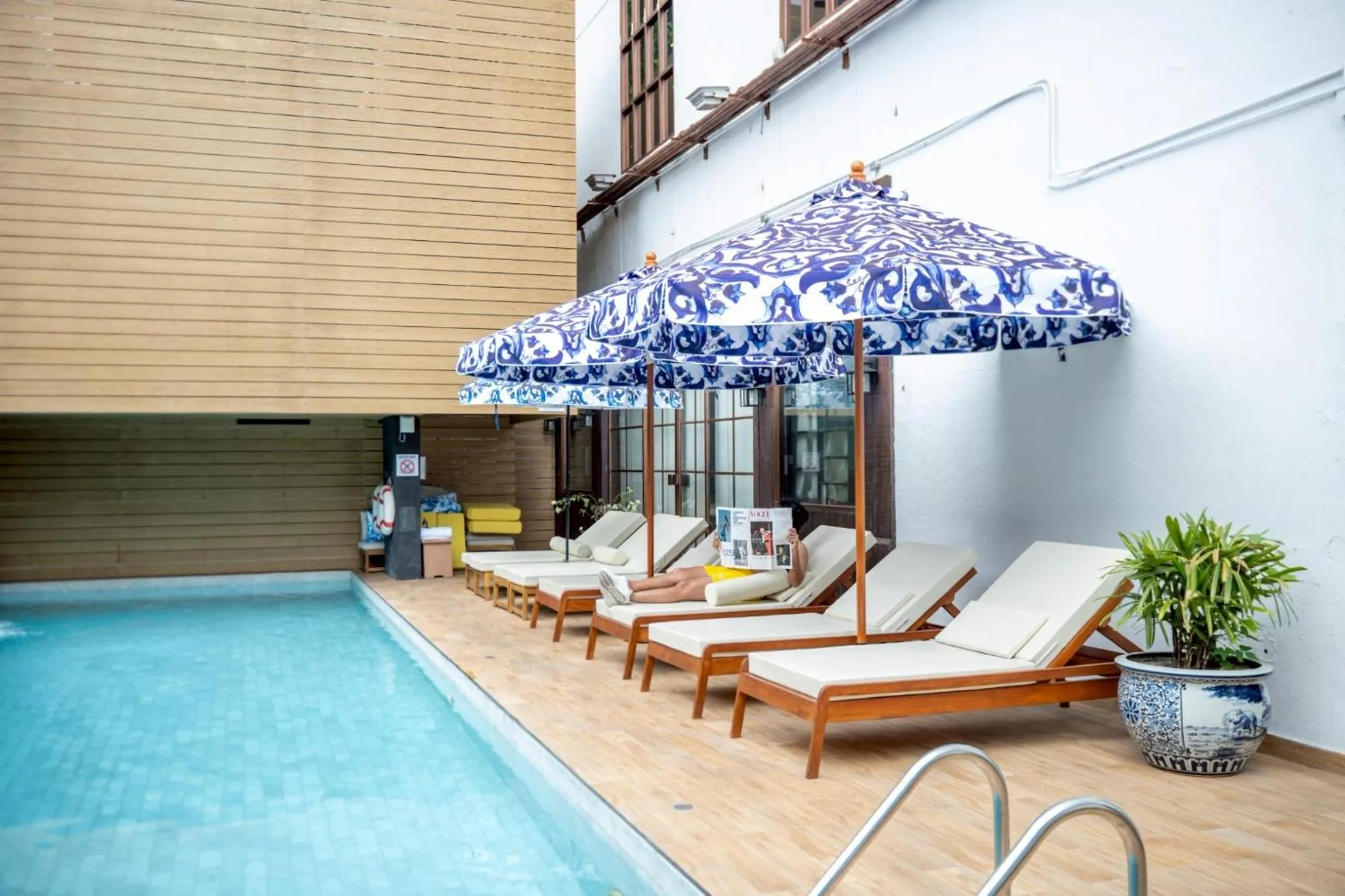 Swimming pool in Metropole, Bangkok, a Tribute Portfolio Hotel by Marriott