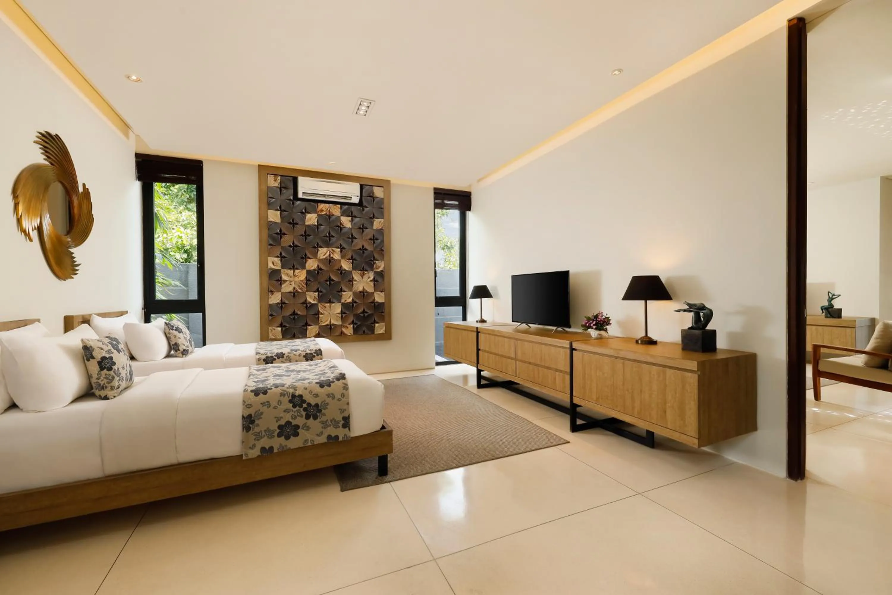 Bed in Vinila Villas by Nakula