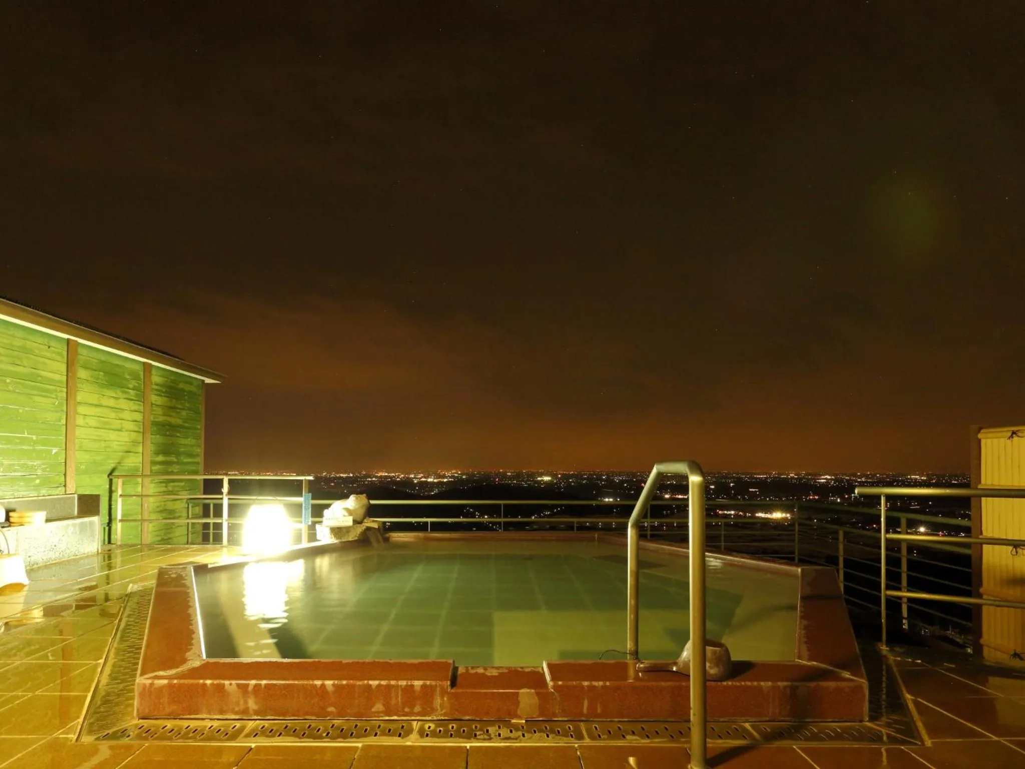 Open Air Bath in Tsukubasan Hotel Aokiya