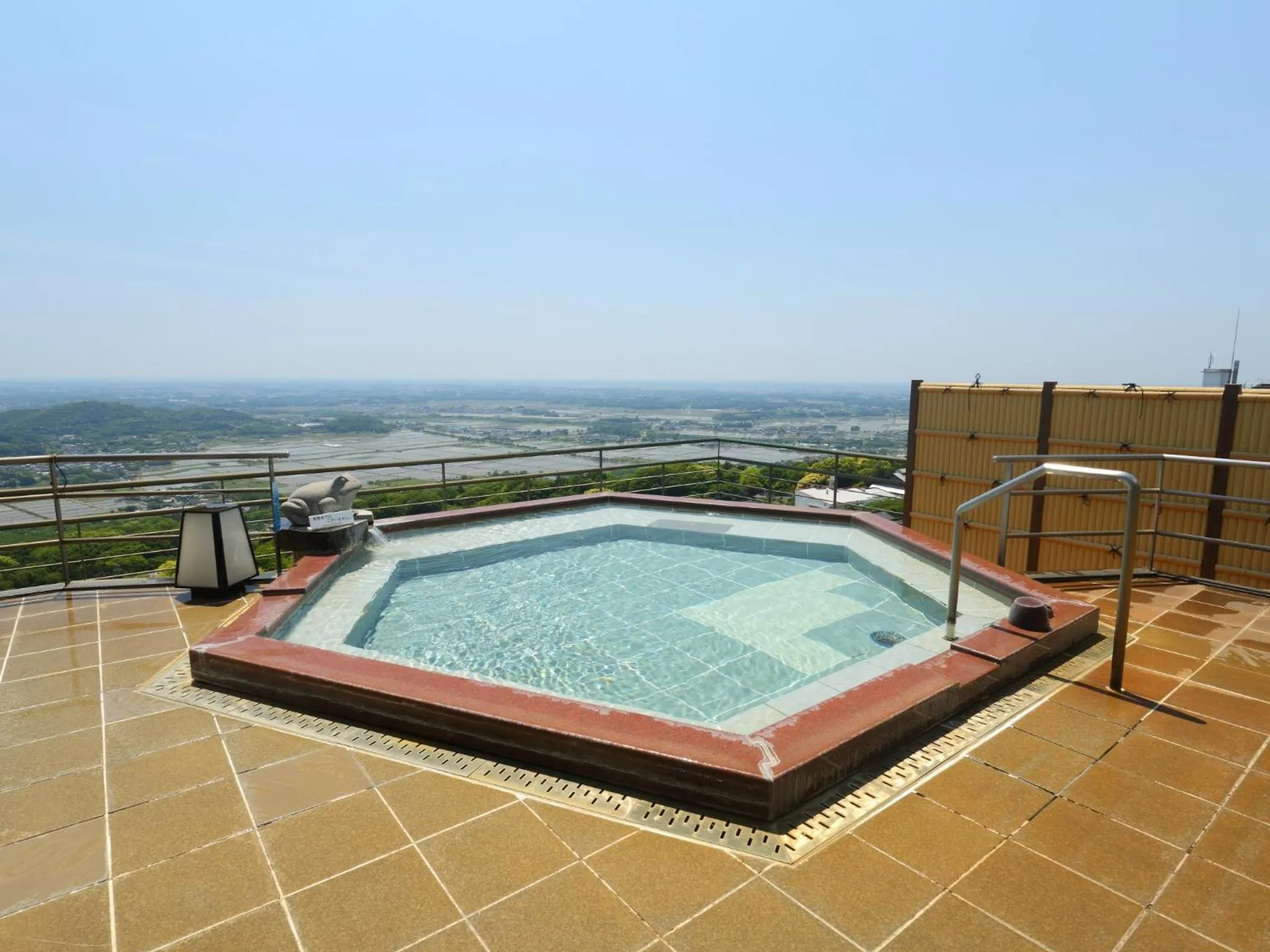 Open Air Bath in Tsukubasan Hotel Aokiya