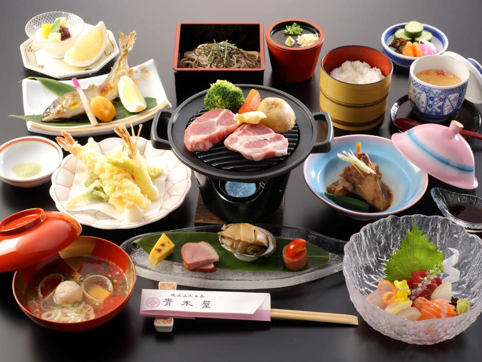 Food in Tsukubasan Hotel Aokiya