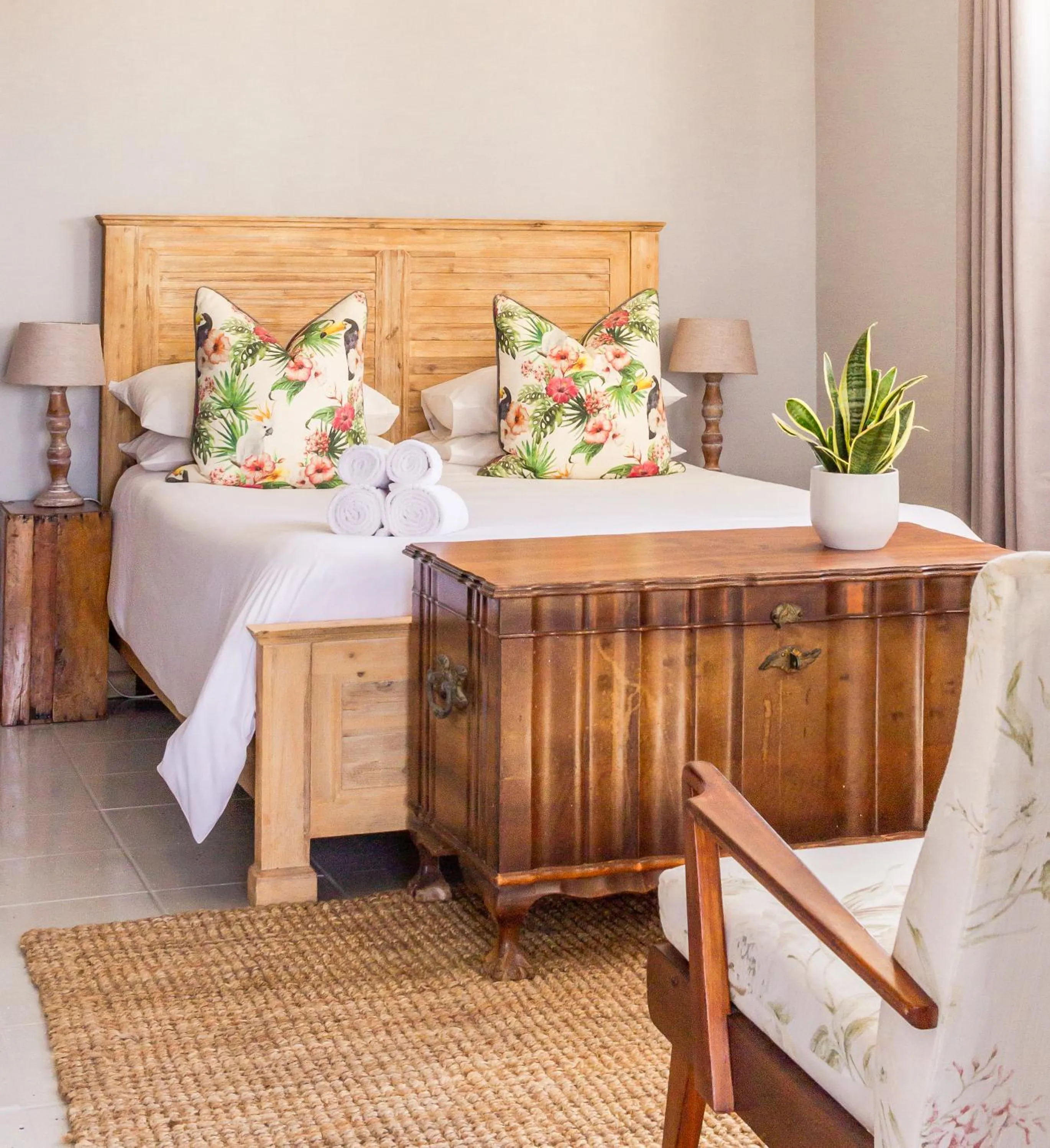 Bed in River Front Estate