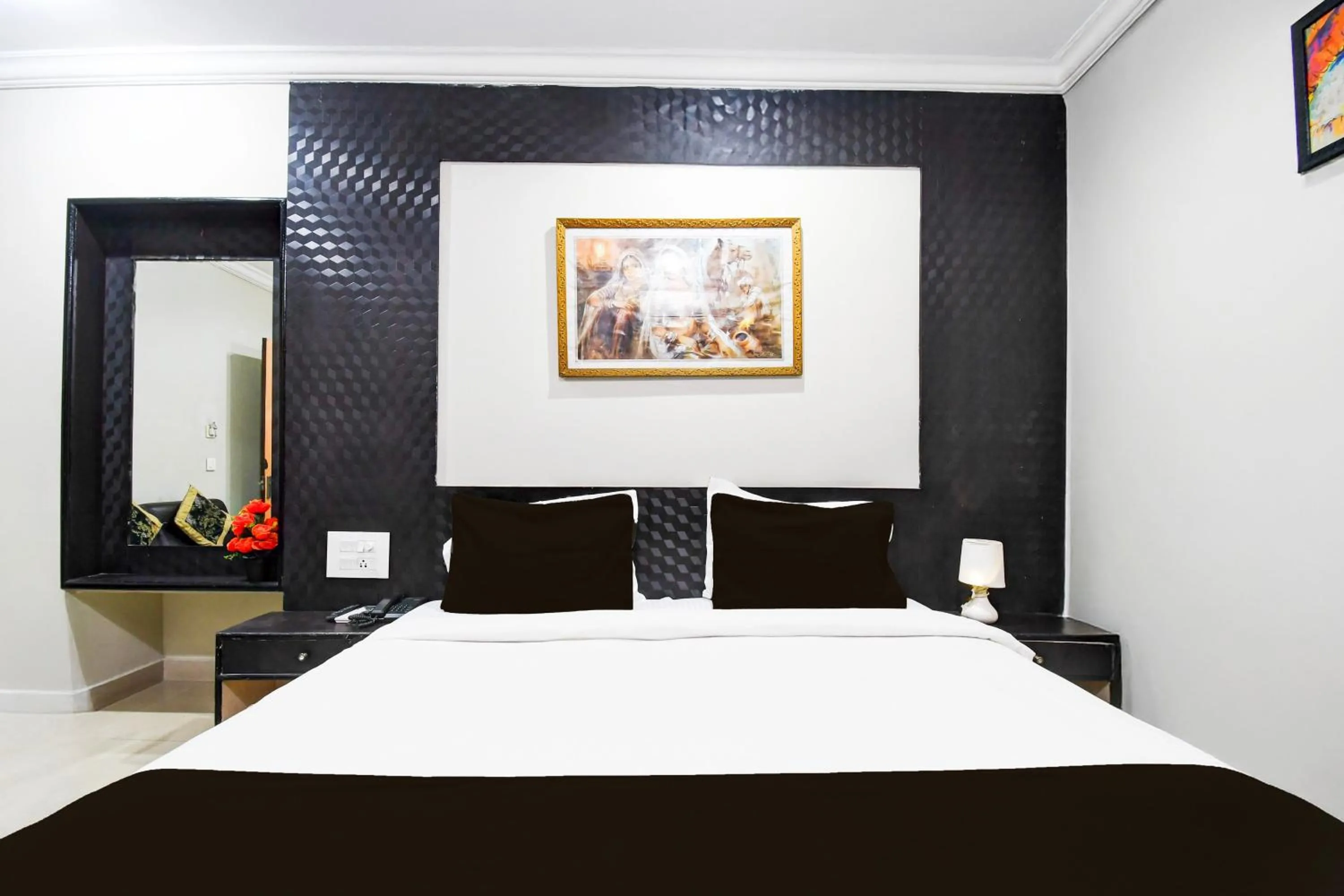 Bedroom in Hotel O Raipur Railway Station Formerly Hotel Okasu