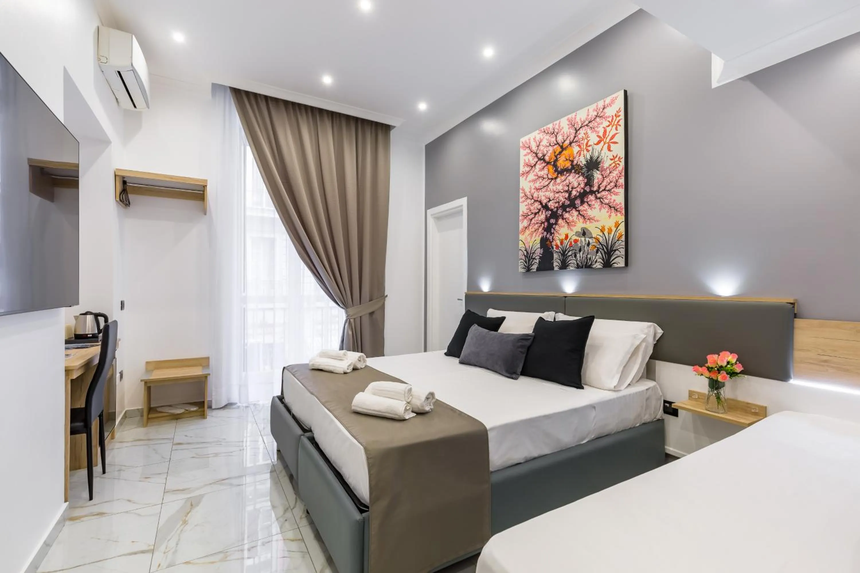 Bed in Hotel Sant'Angelo Palace