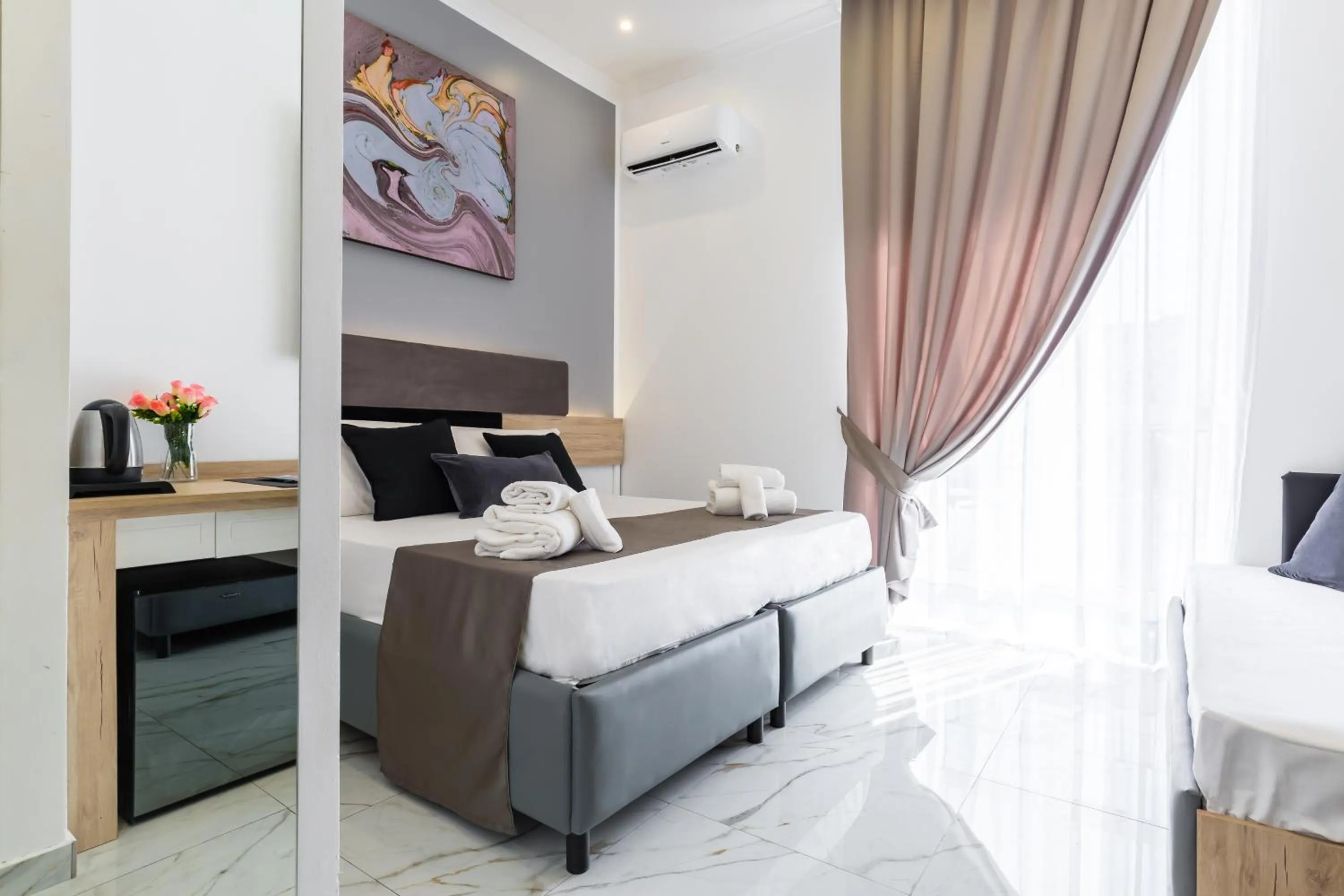 Bed in Hotel Sant'Angelo Palace