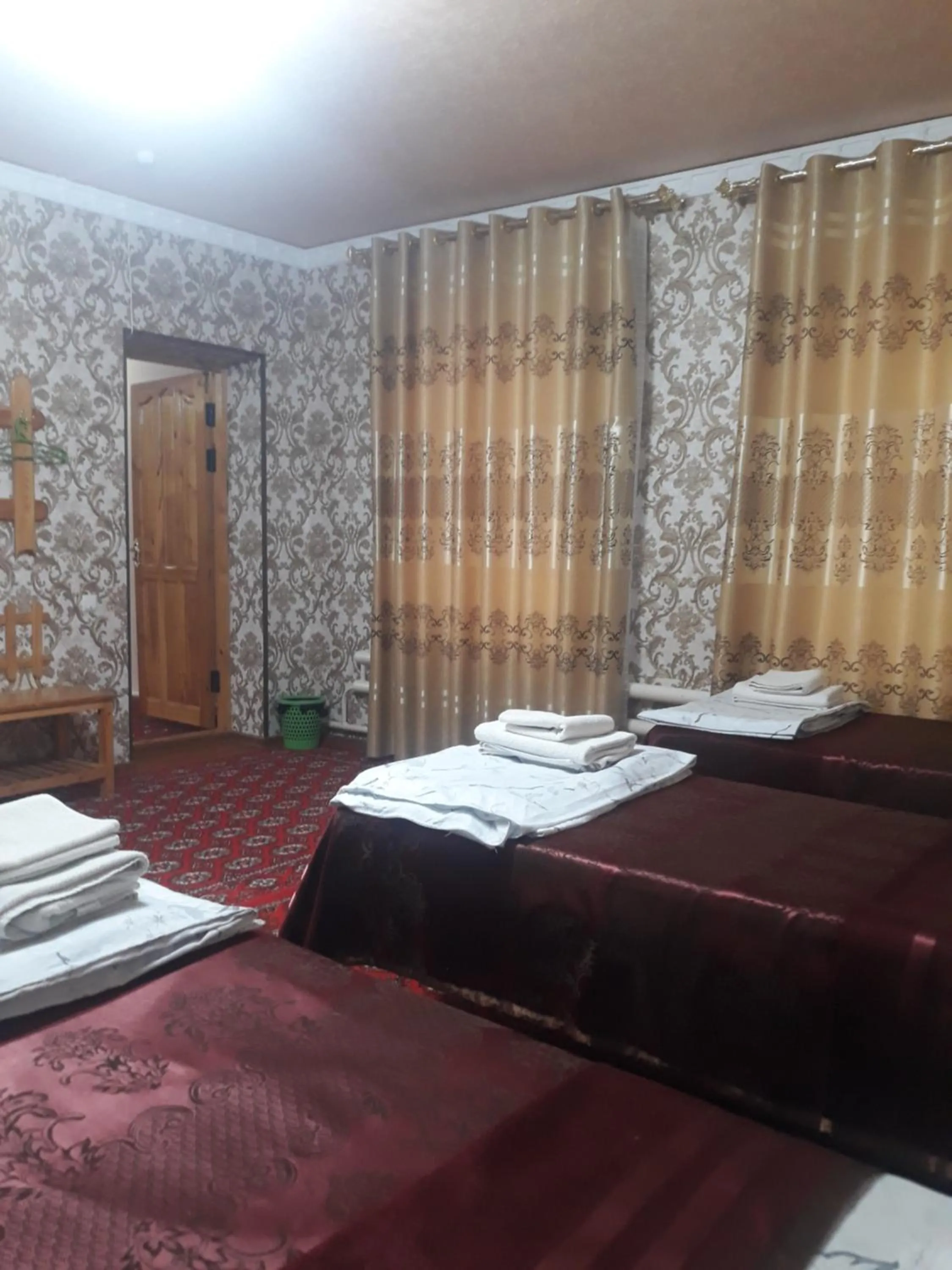 Bed in Guest House Orzu