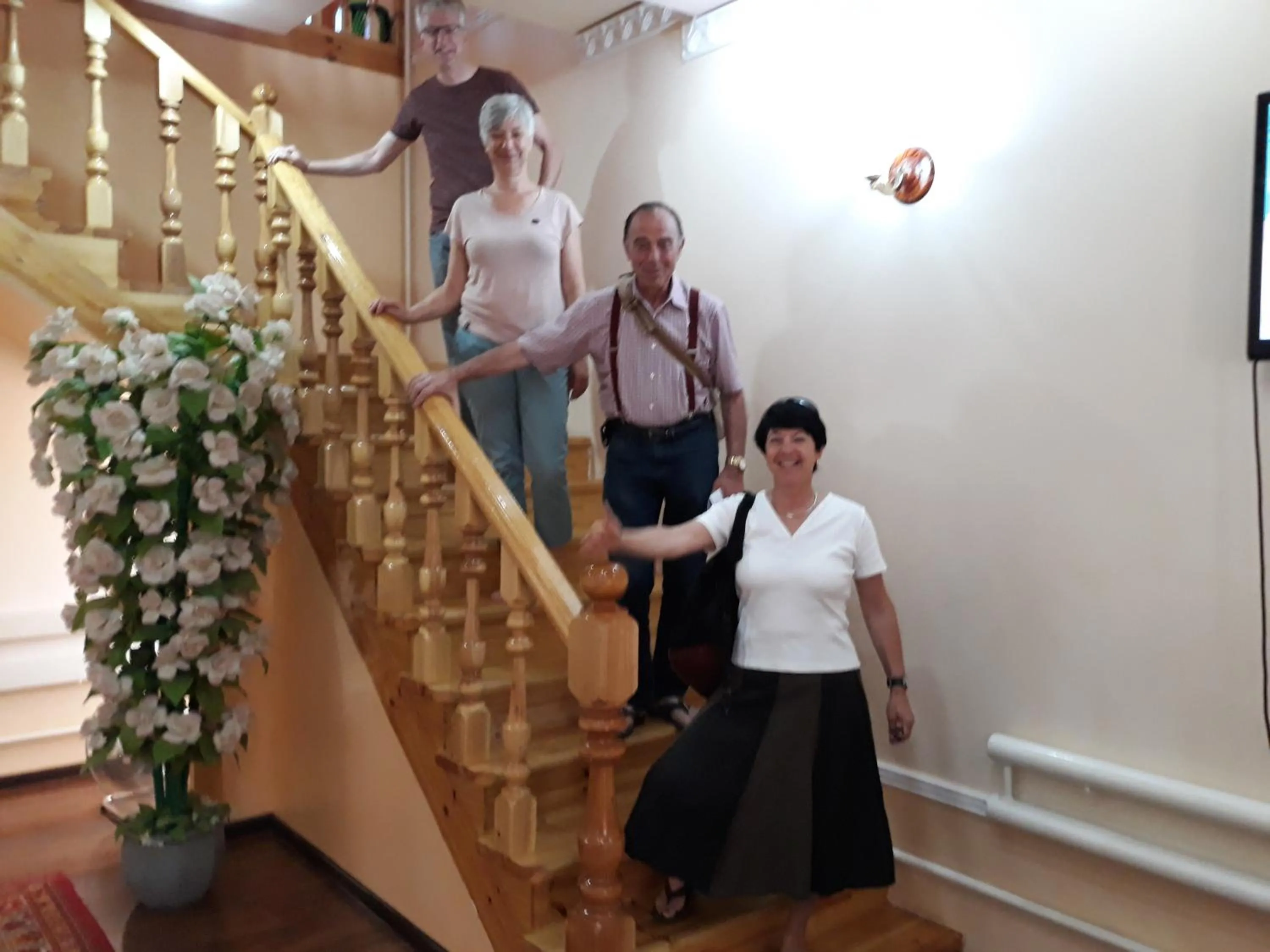 group of guests in Guest House Orzu