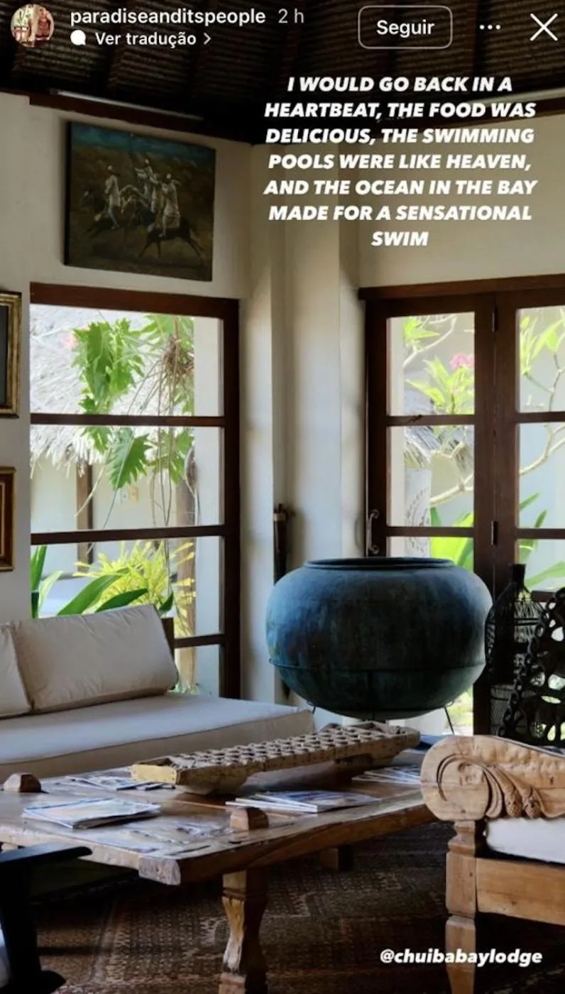 Restaurant/places to eat in Chuiba Bay lodge