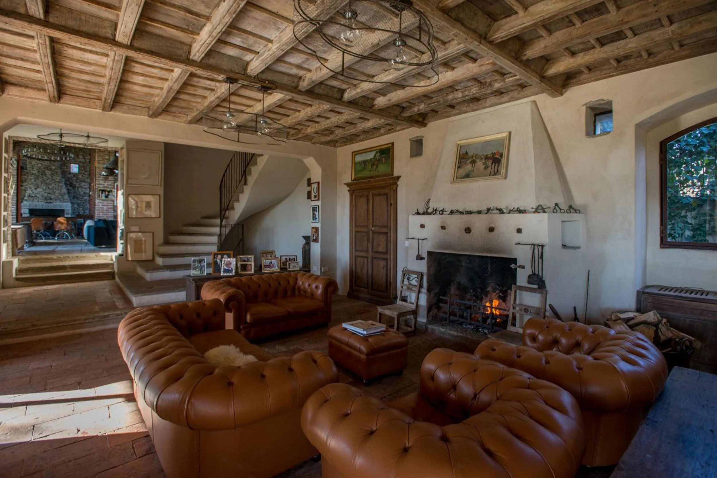 Communal lounge/ TV room in La Cucchetta