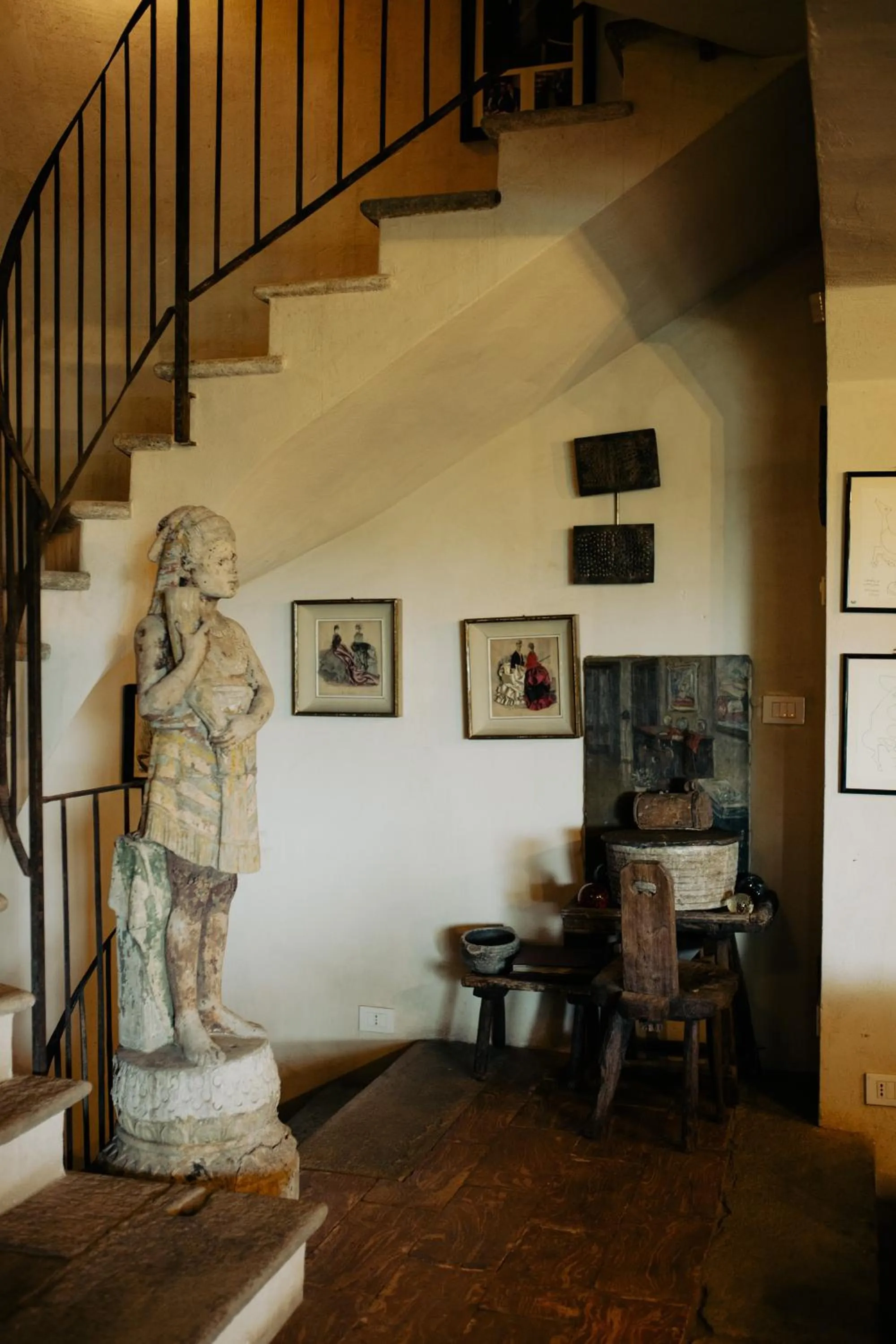 Seating area in La Cucchetta