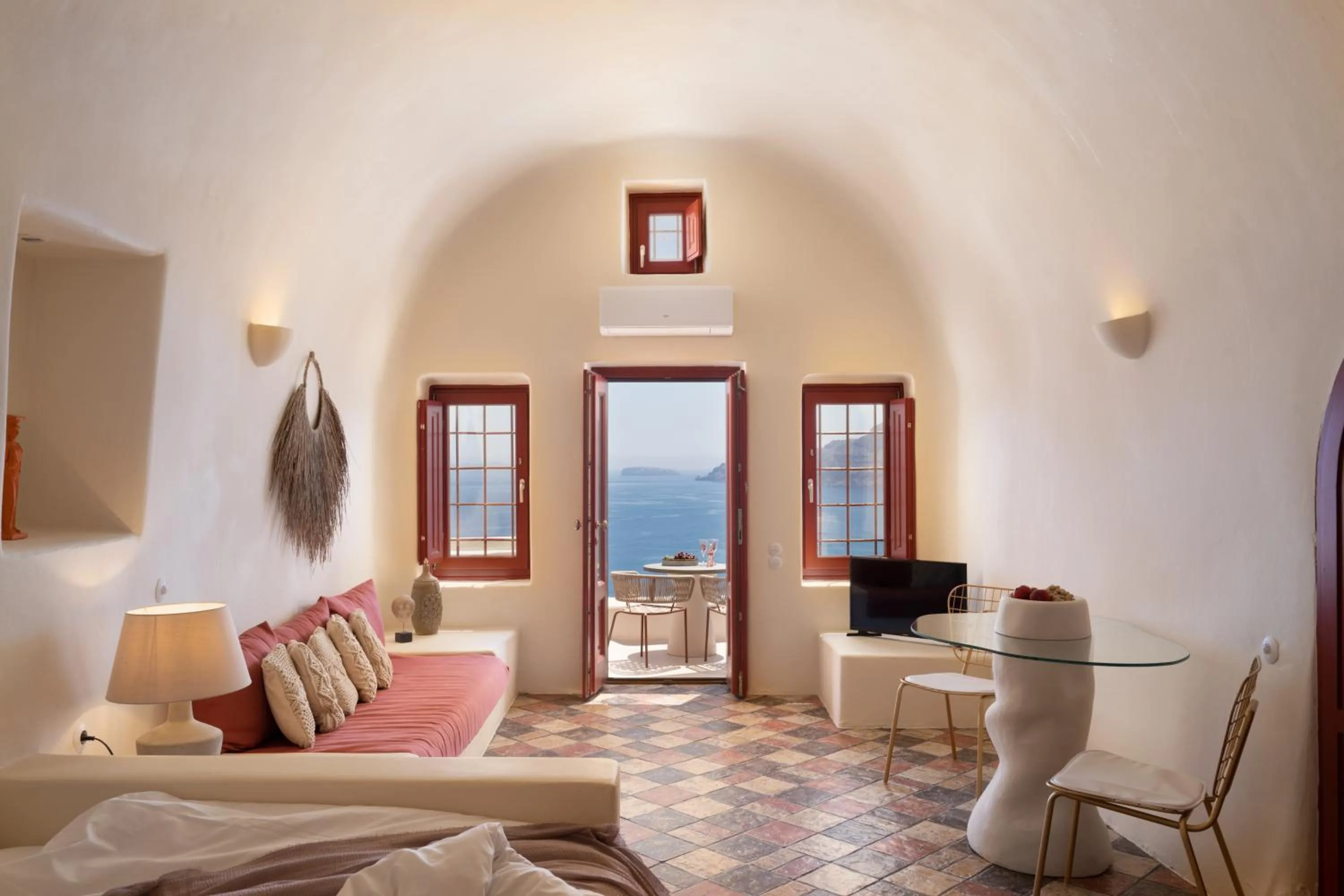Bedroom in The Architect's Cave House