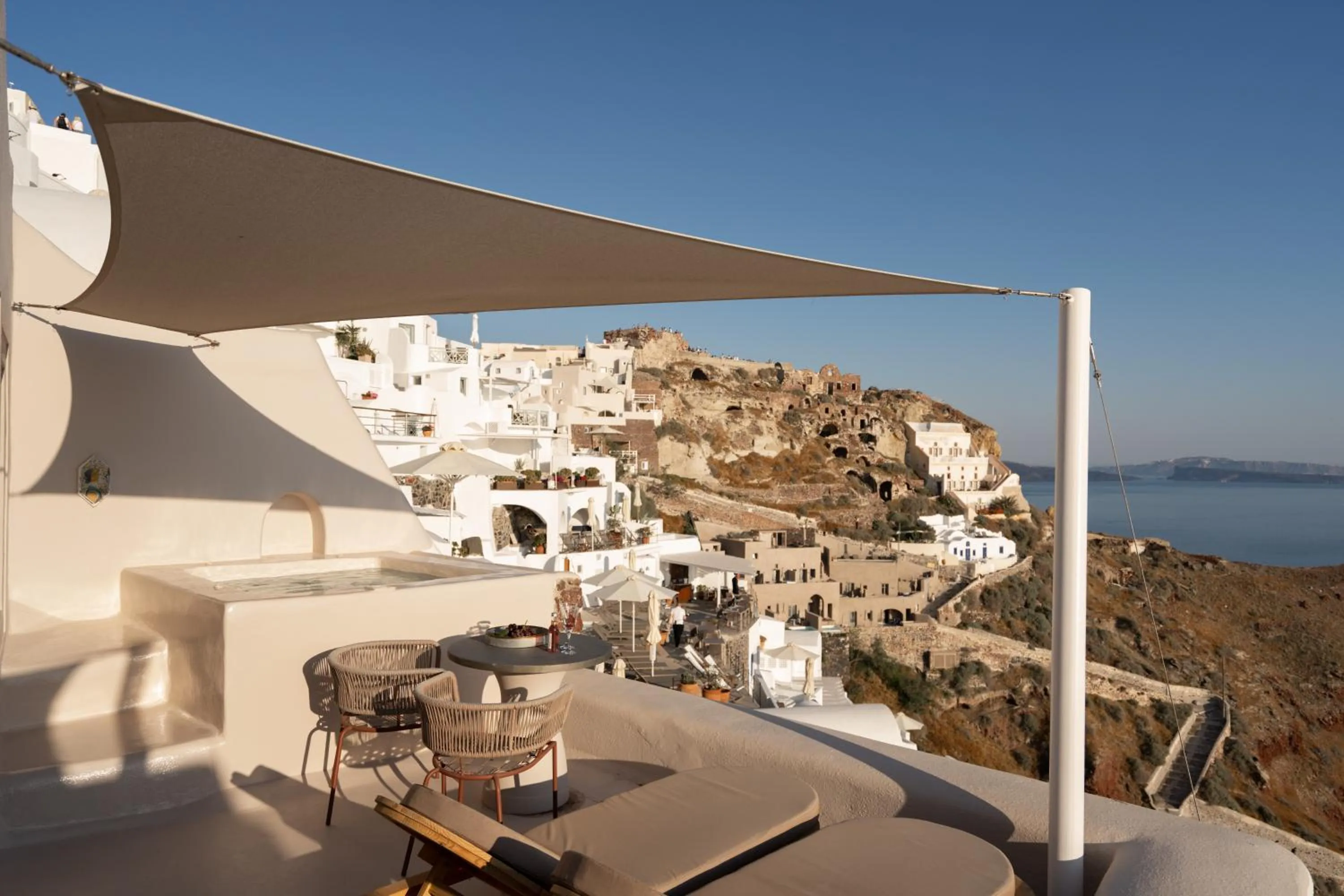 Hot Tub in The Architect's Cave House